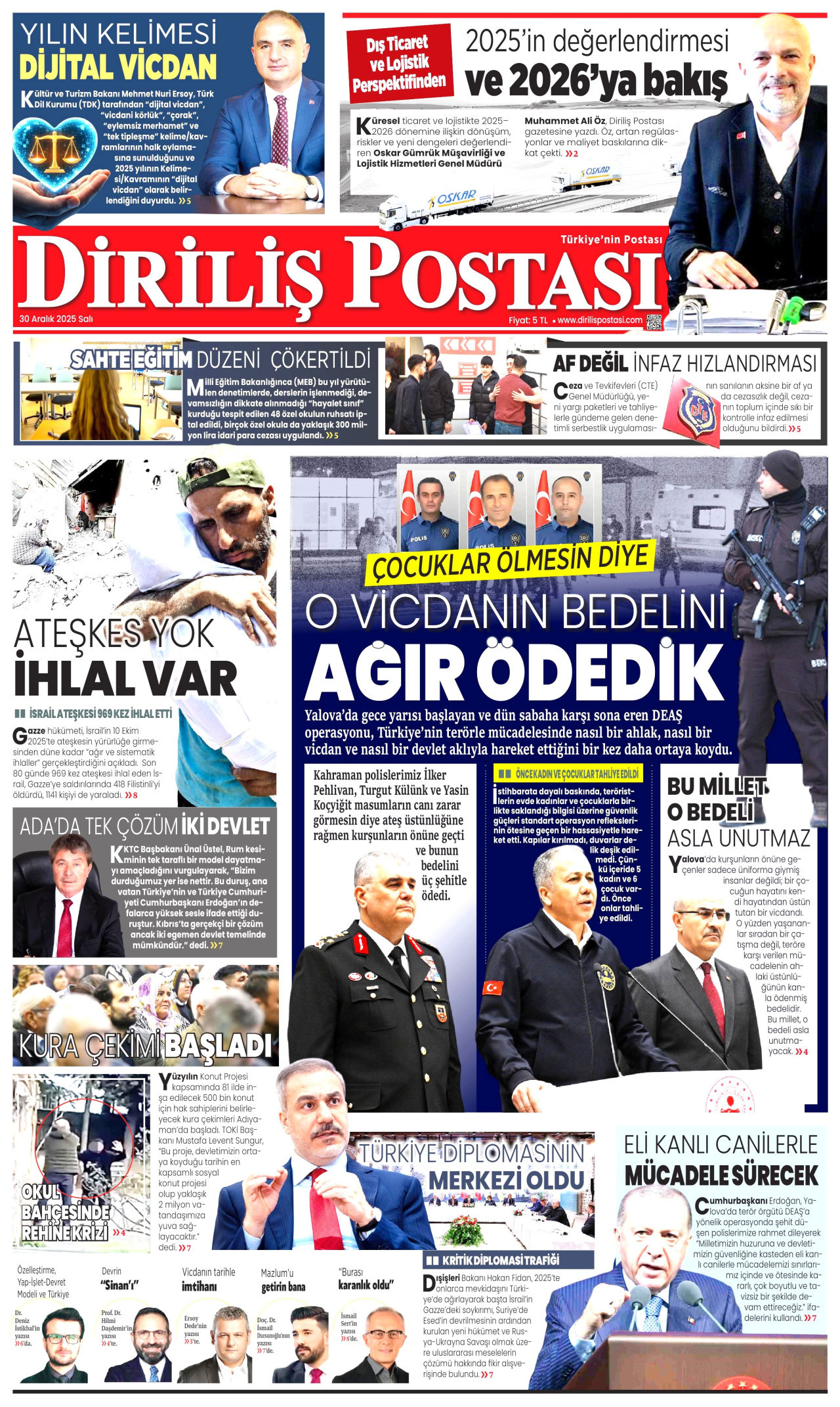Diriliş Postası - 30.12.2025