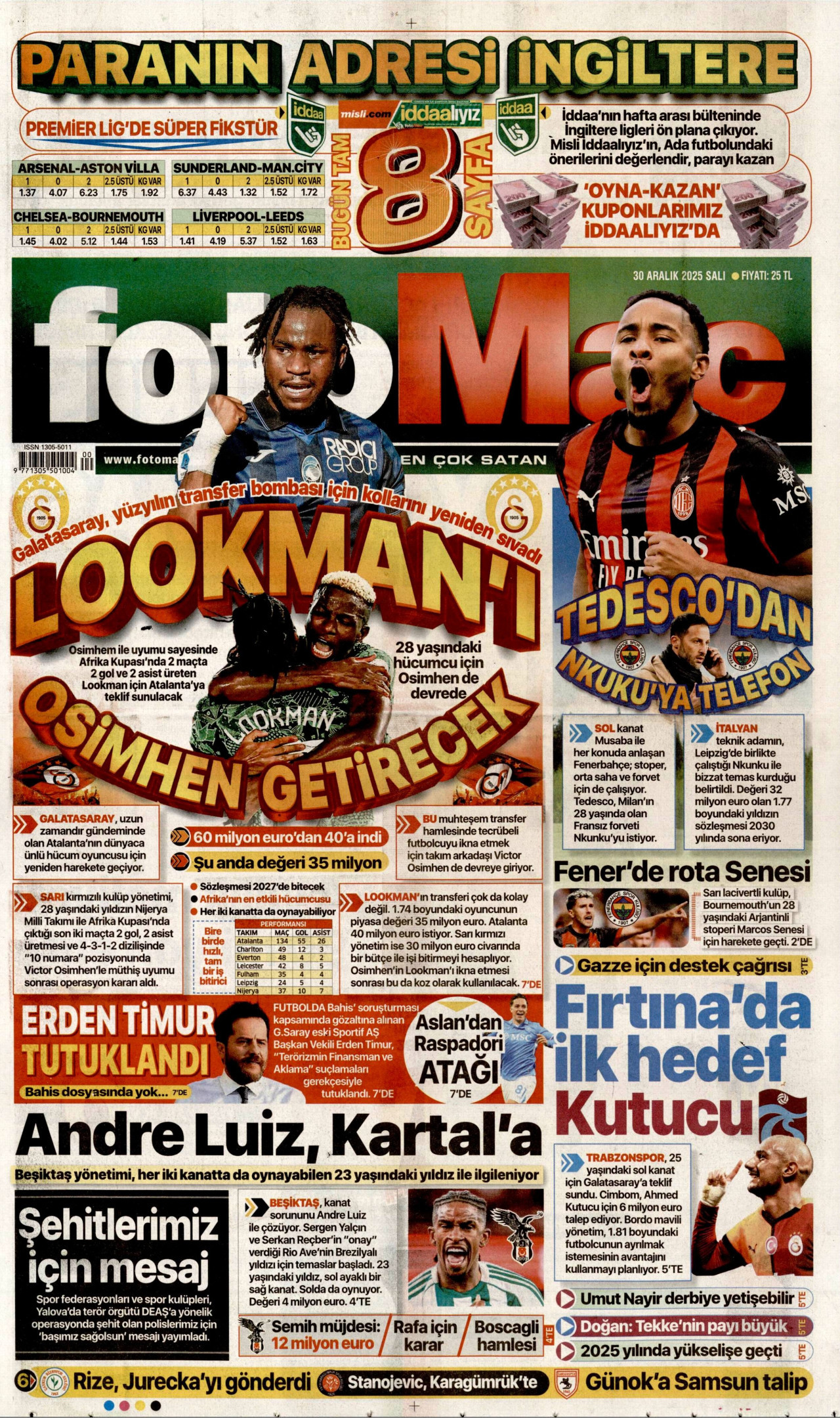 Fotomaç - 30.12.2025