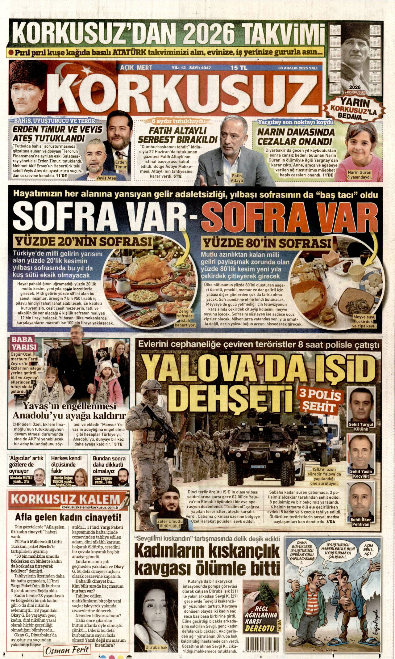 Korkusuz - 30.12.2025