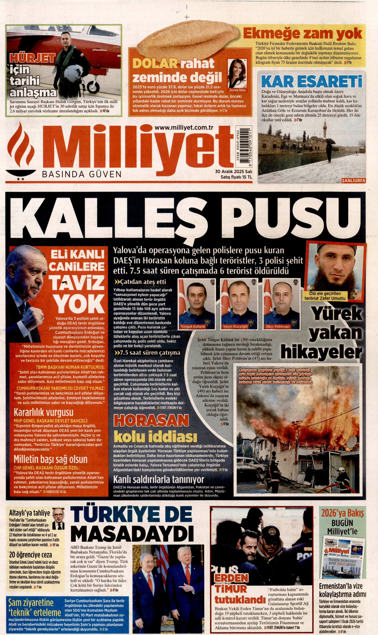 Milliyet - 30.12.2025