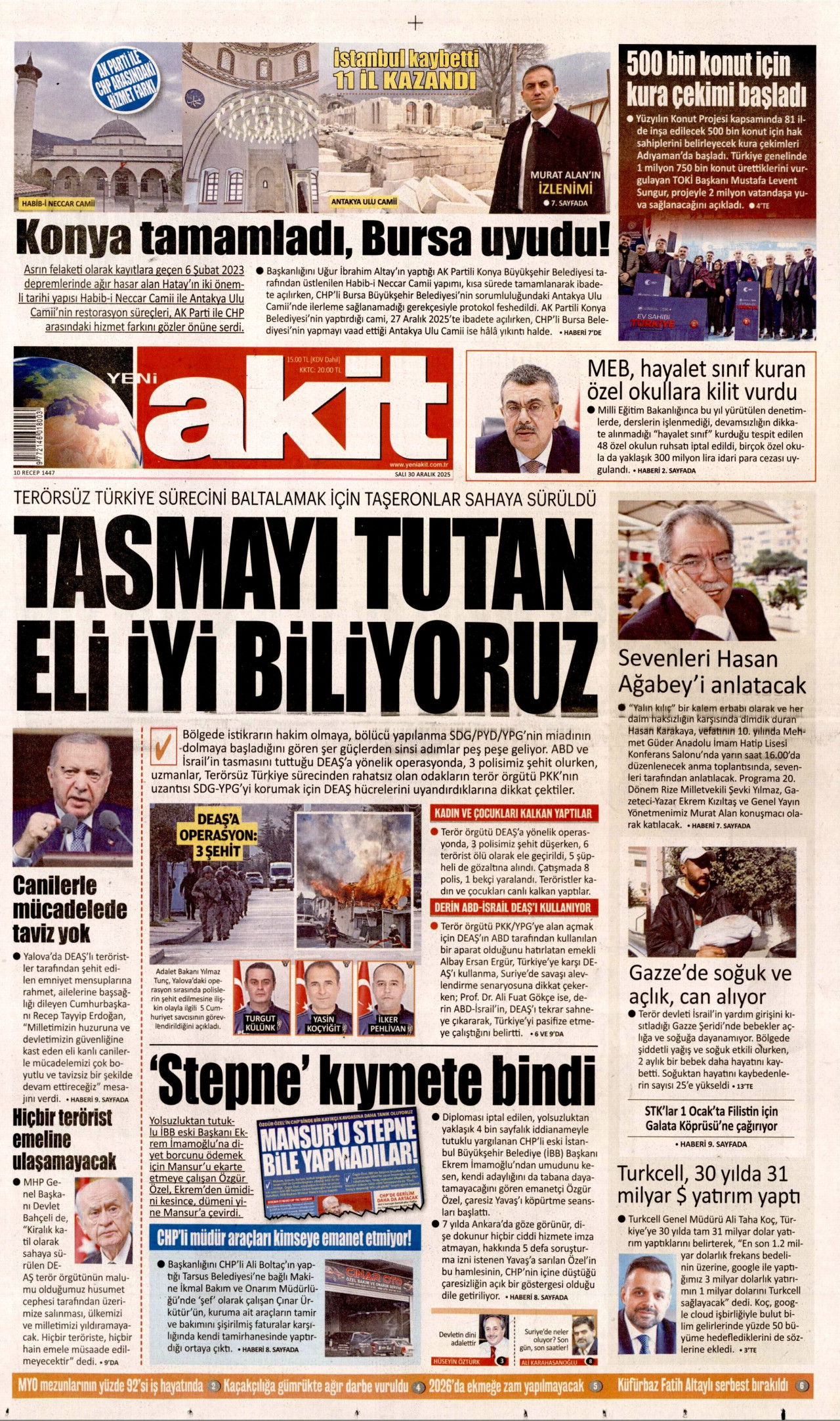 Yeni Akit - 30.12.2025