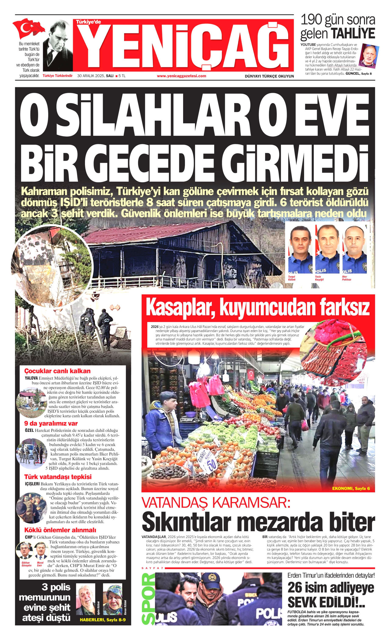 Yeniçağ - 30.12.2025