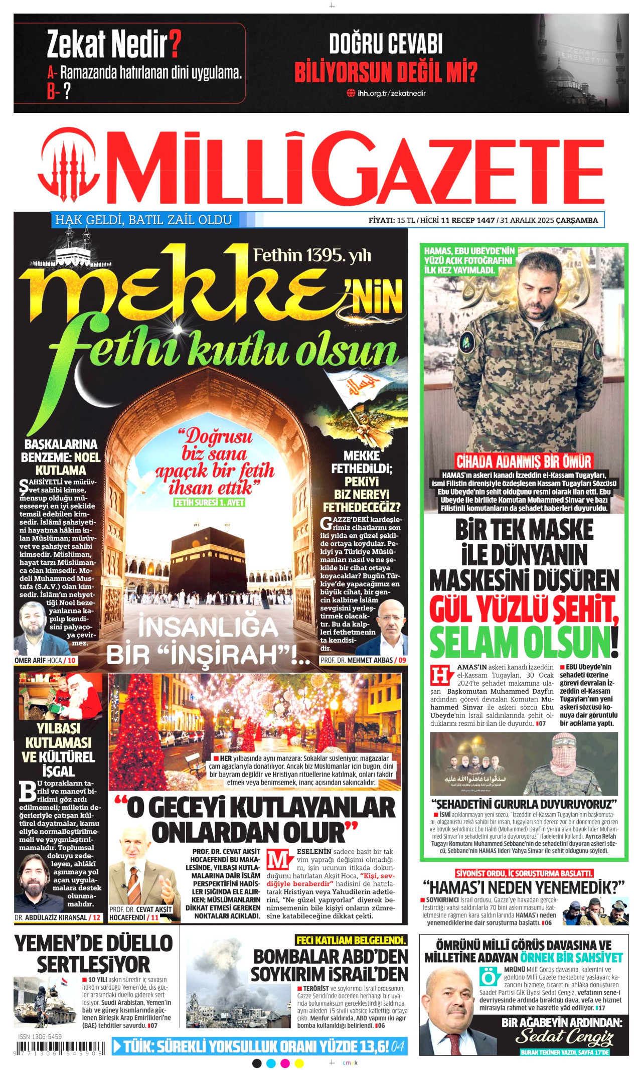 Milli Gazete - 31.12.2025