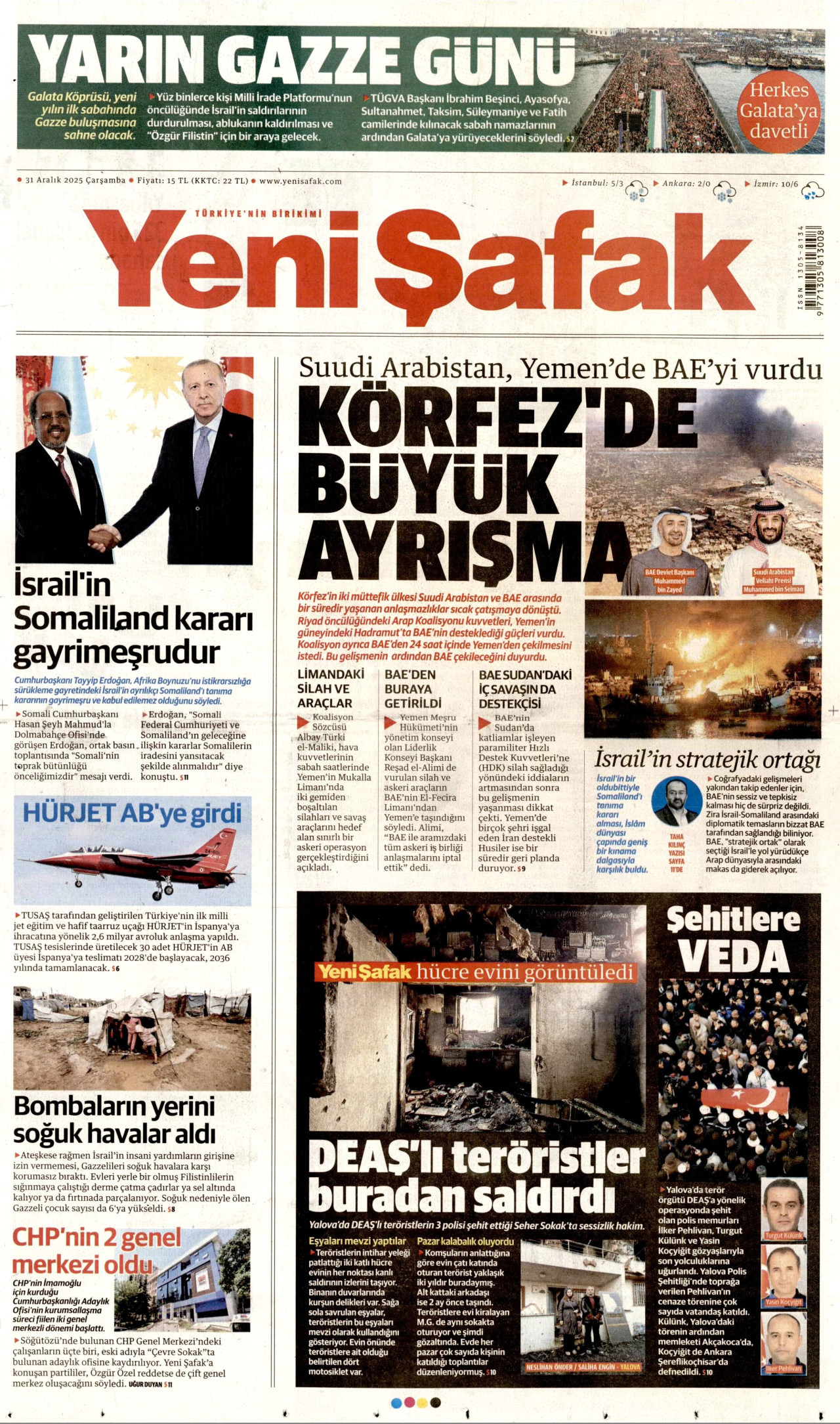 Yeni Şafak - 31.12.2025