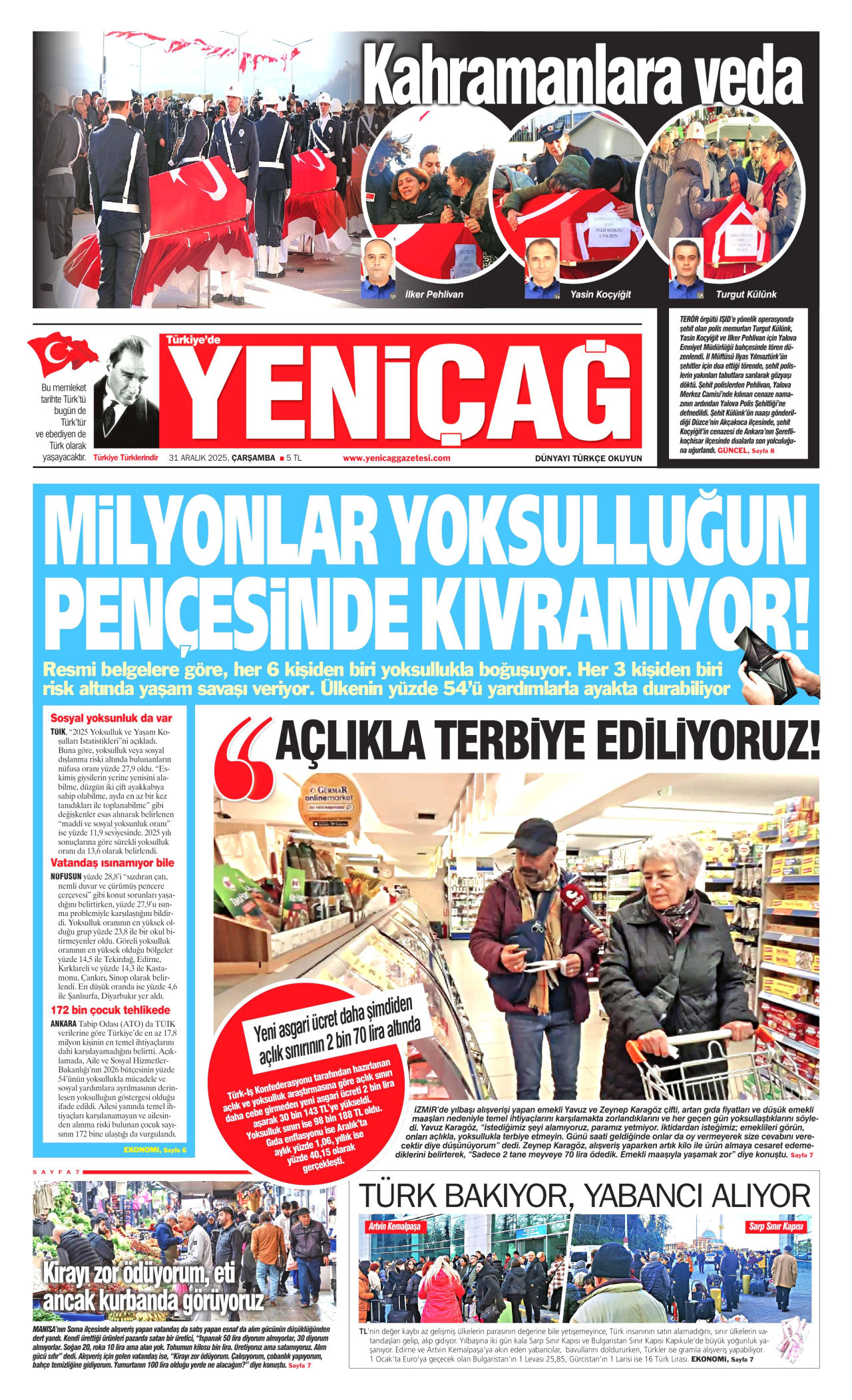 Yeniçağ - 31.12.2025