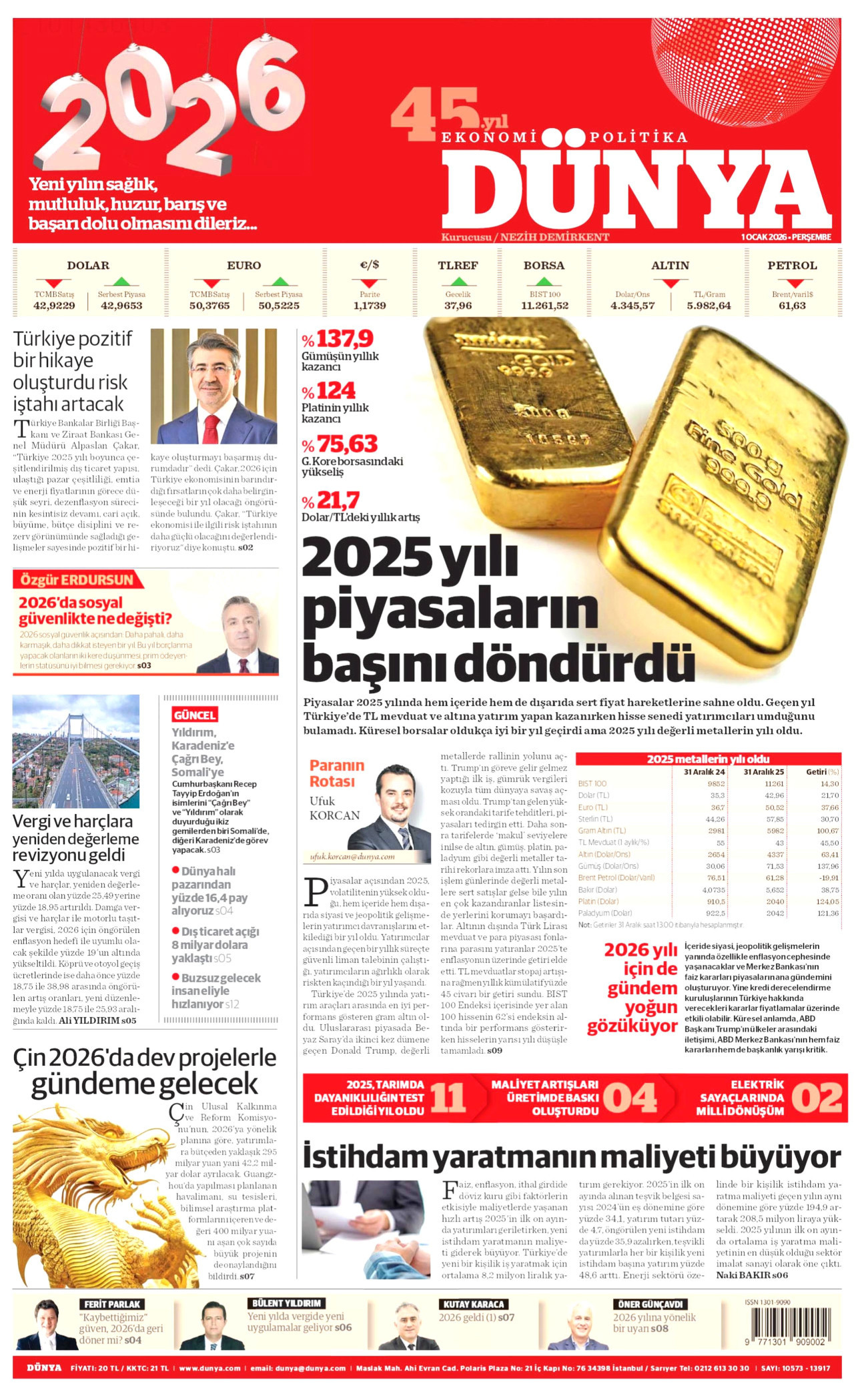 Dünya - 01.01.2026