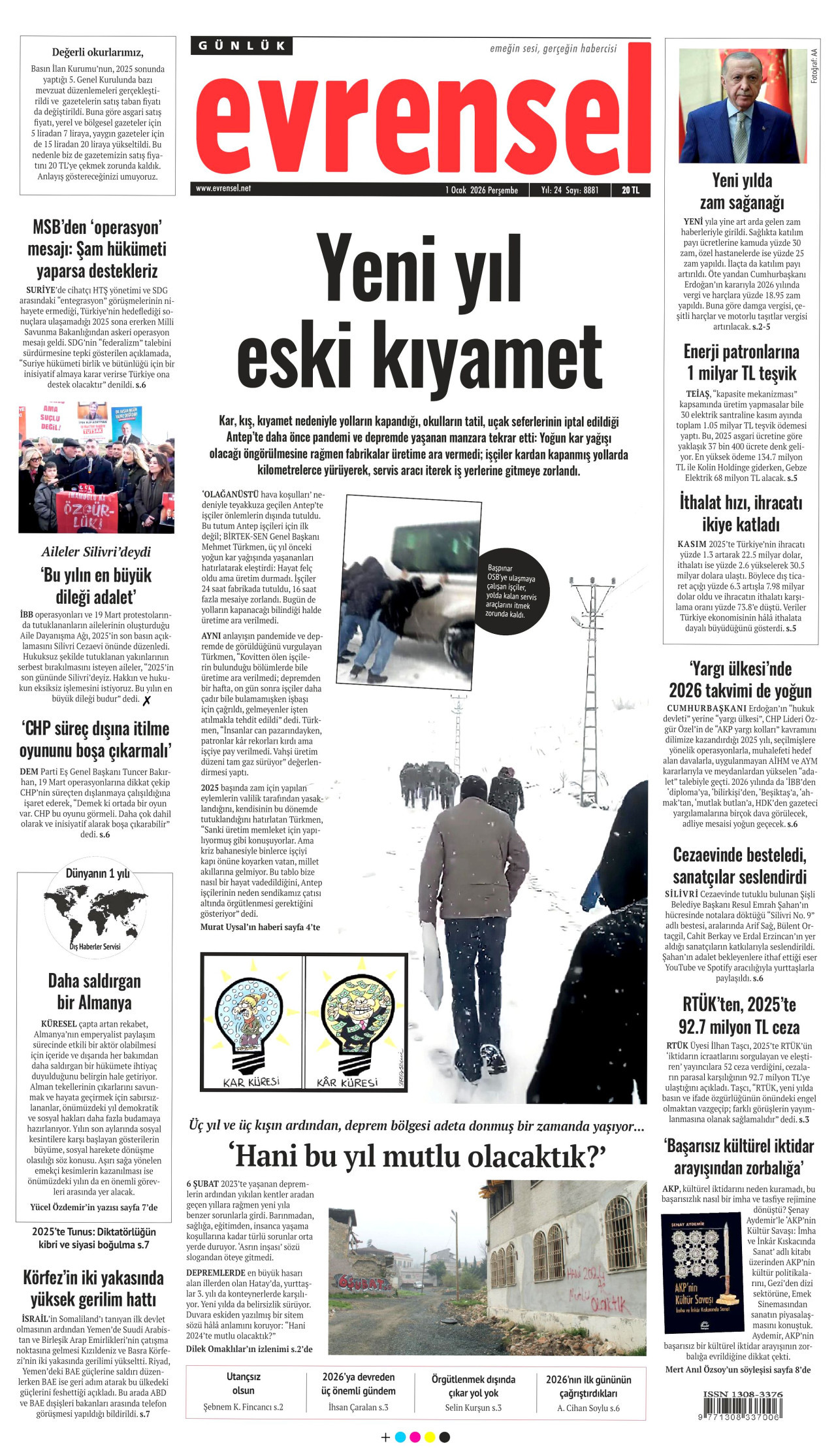 Evrensel - 01.01.2026