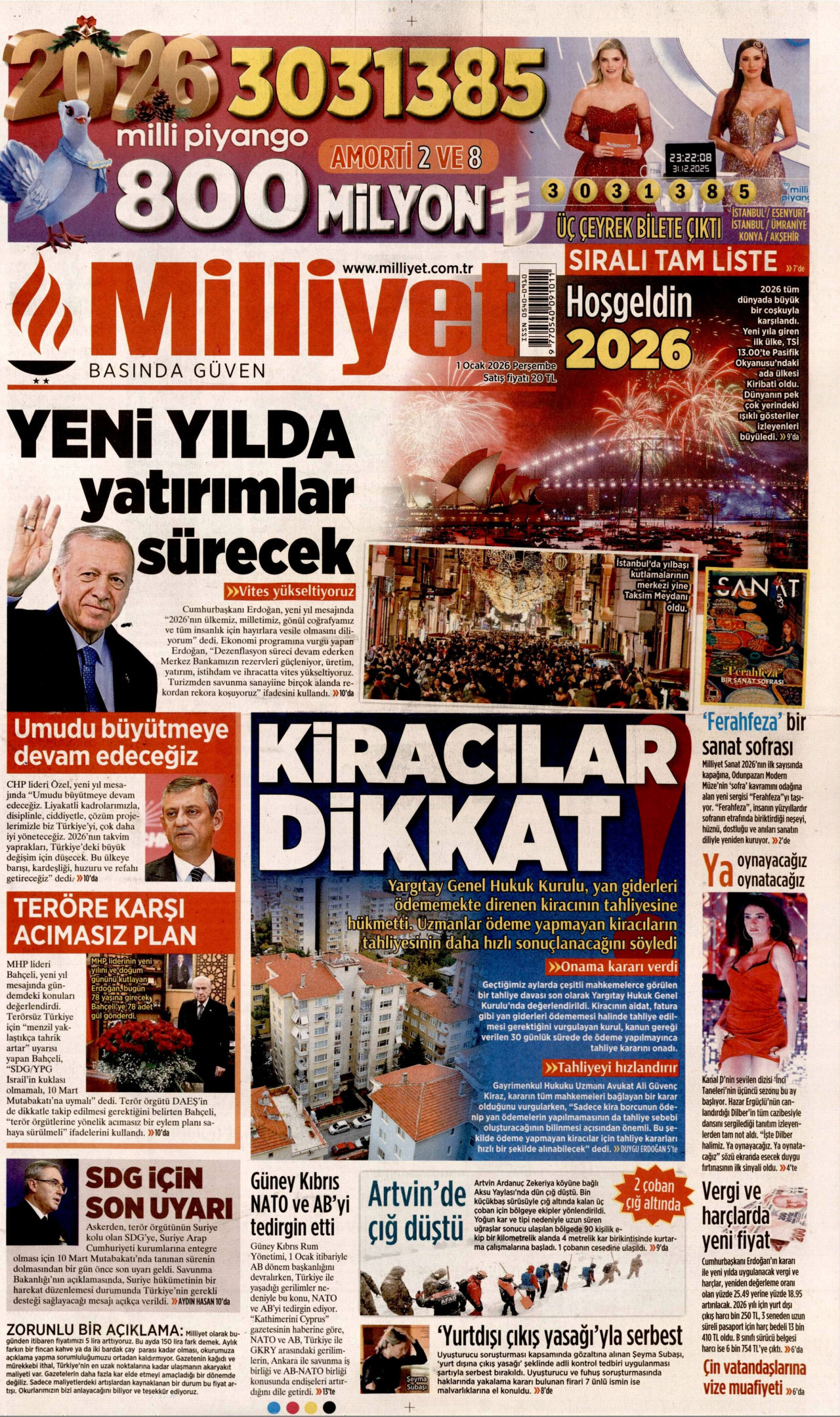 Milliyet - 01.01.2026