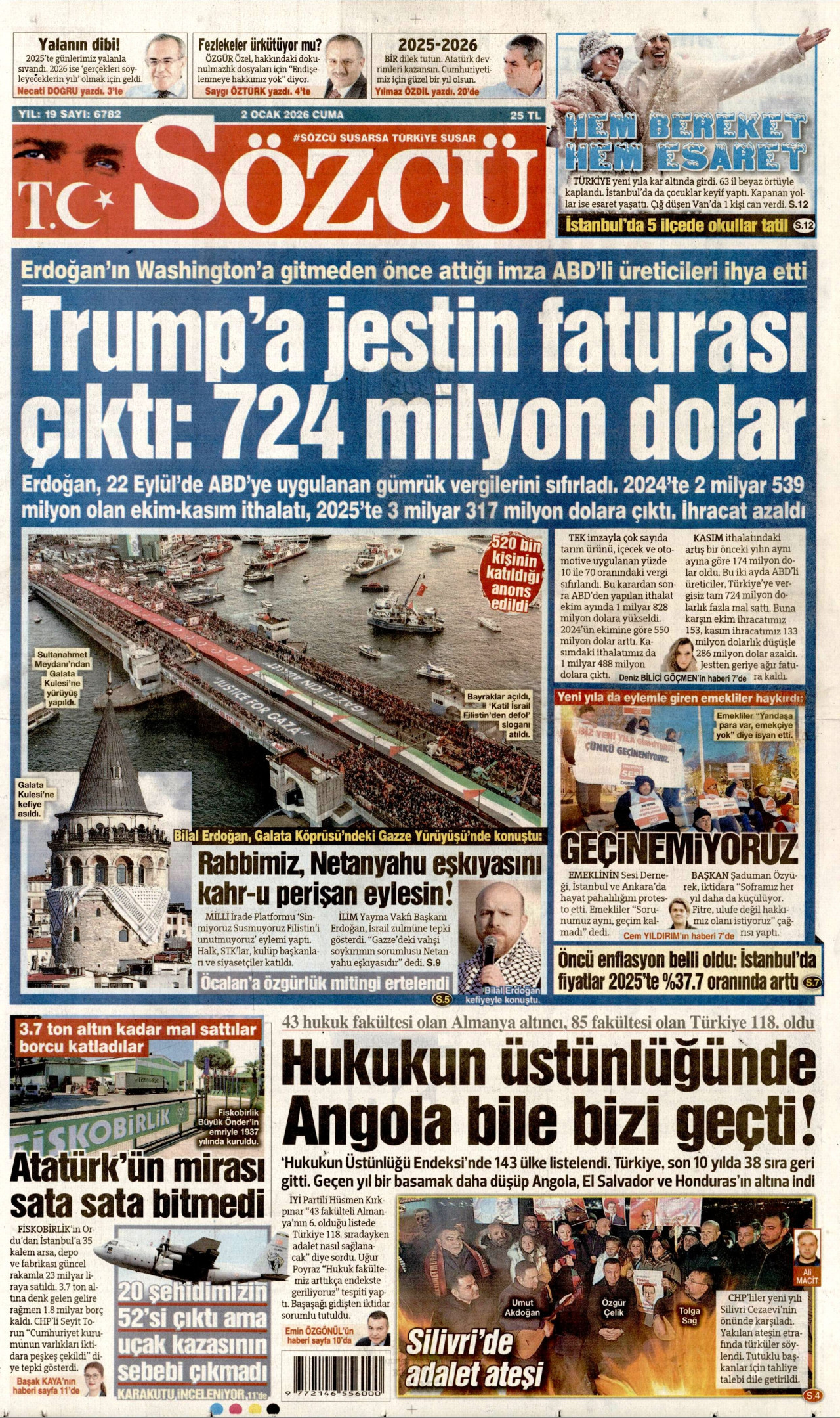 Sözcü - 02.01.2026