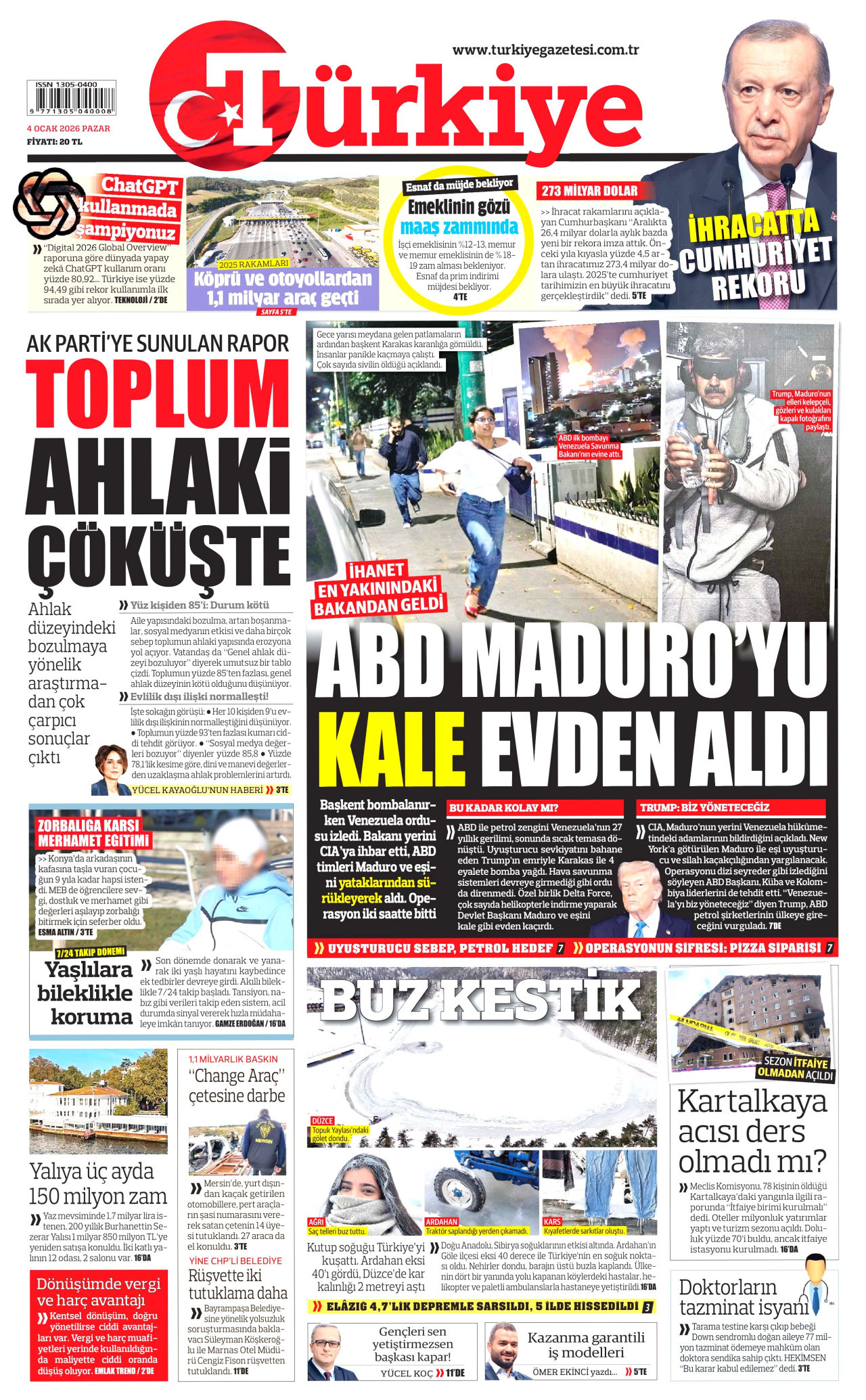 Türkiye Gazetesi - 04.01.2026