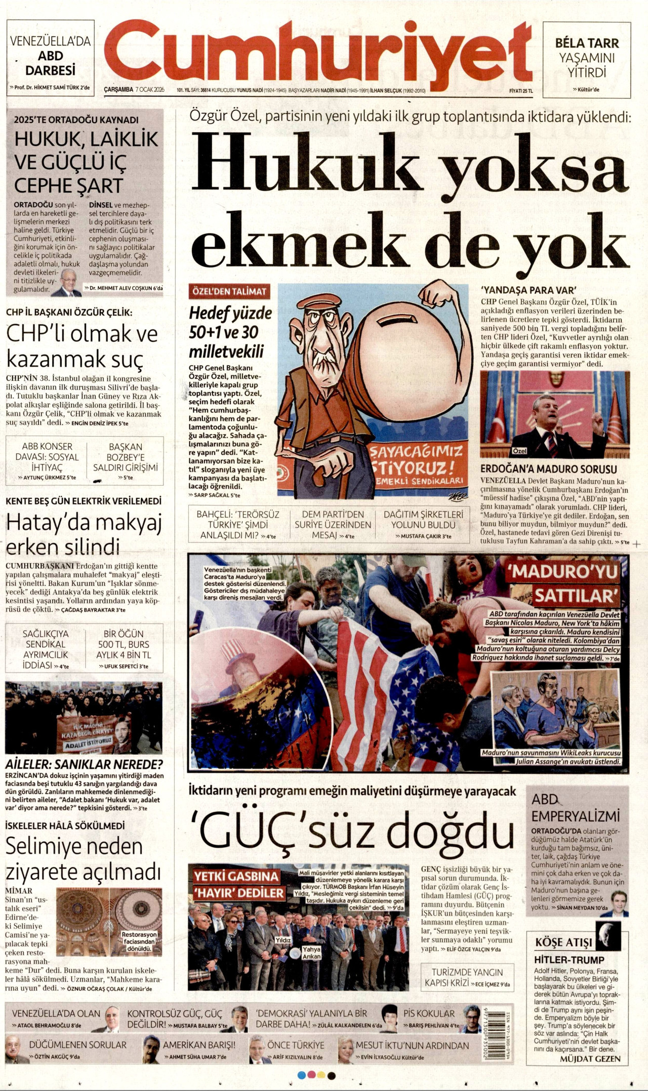 Cumhuriyet - 7 Ocak 2026