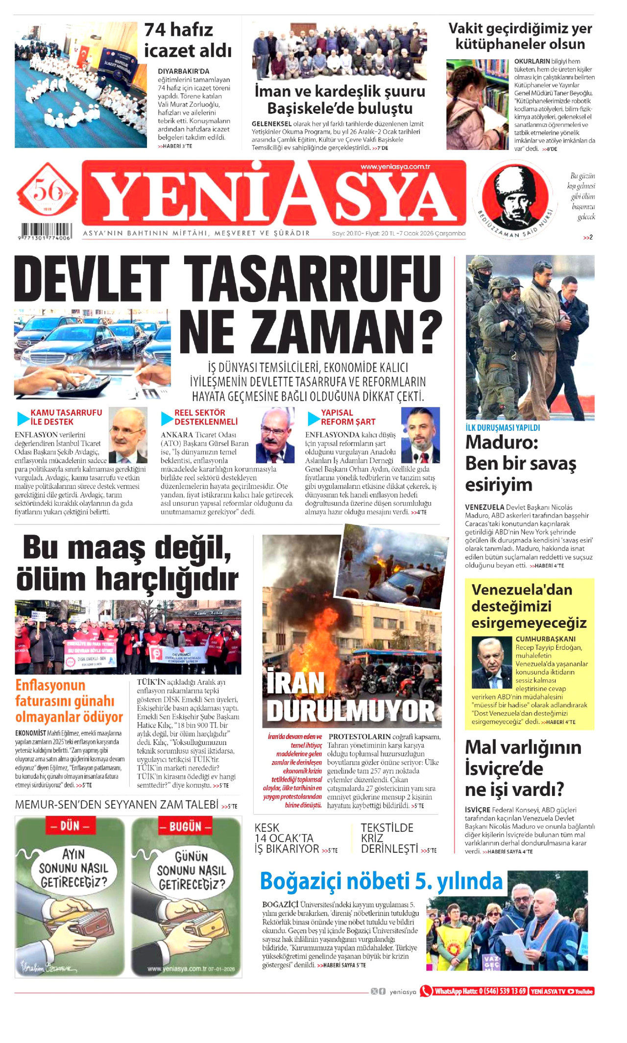 Yeni Asya - 07.01.2026