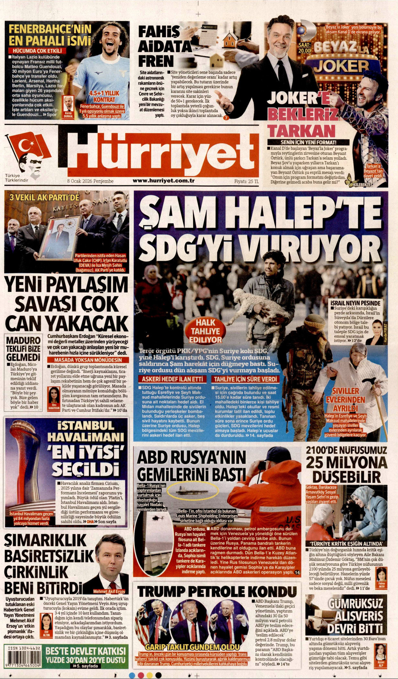 Hürriyet - 08.01.2026