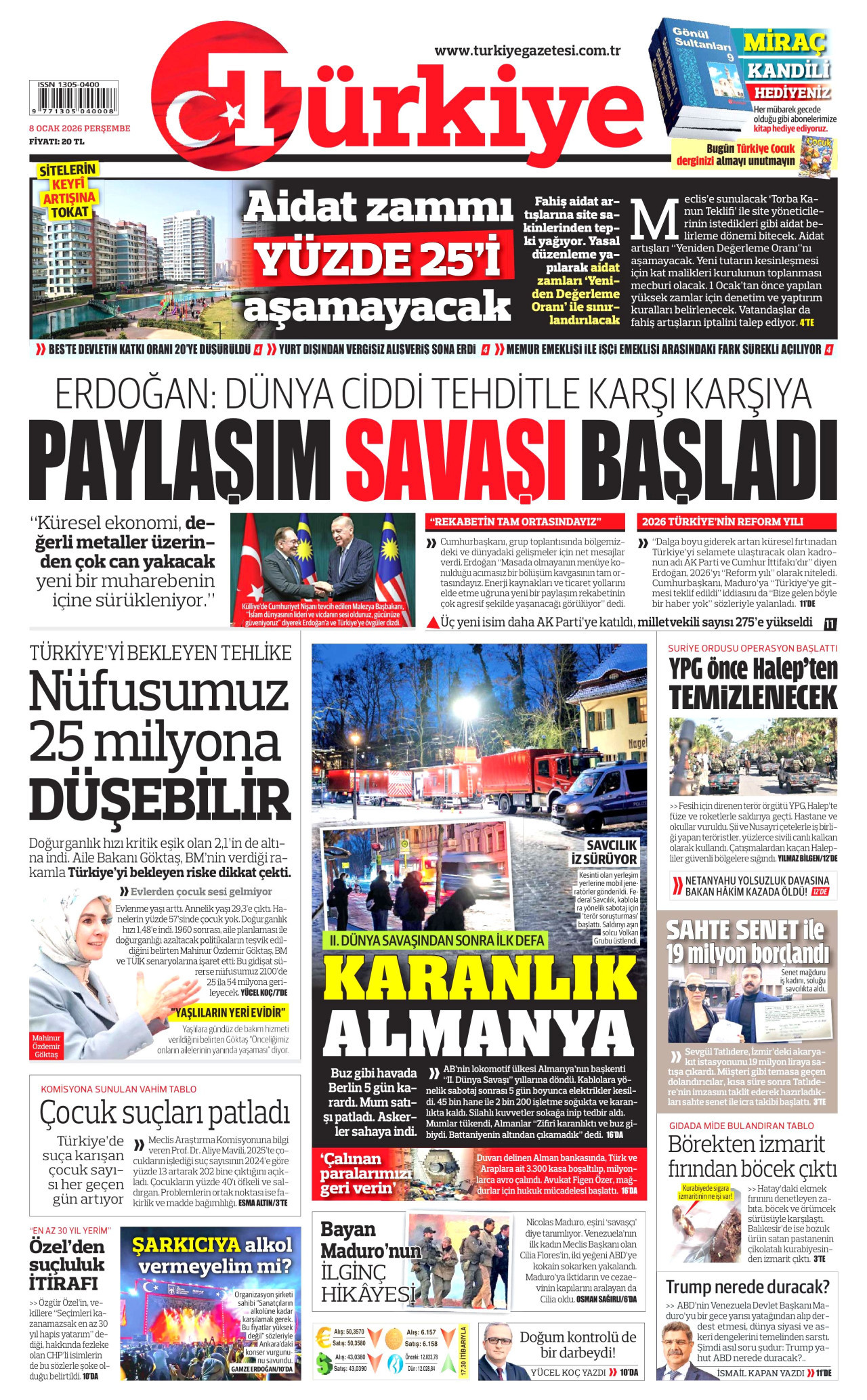 Türkiye Gazetesi - 08.01.2026