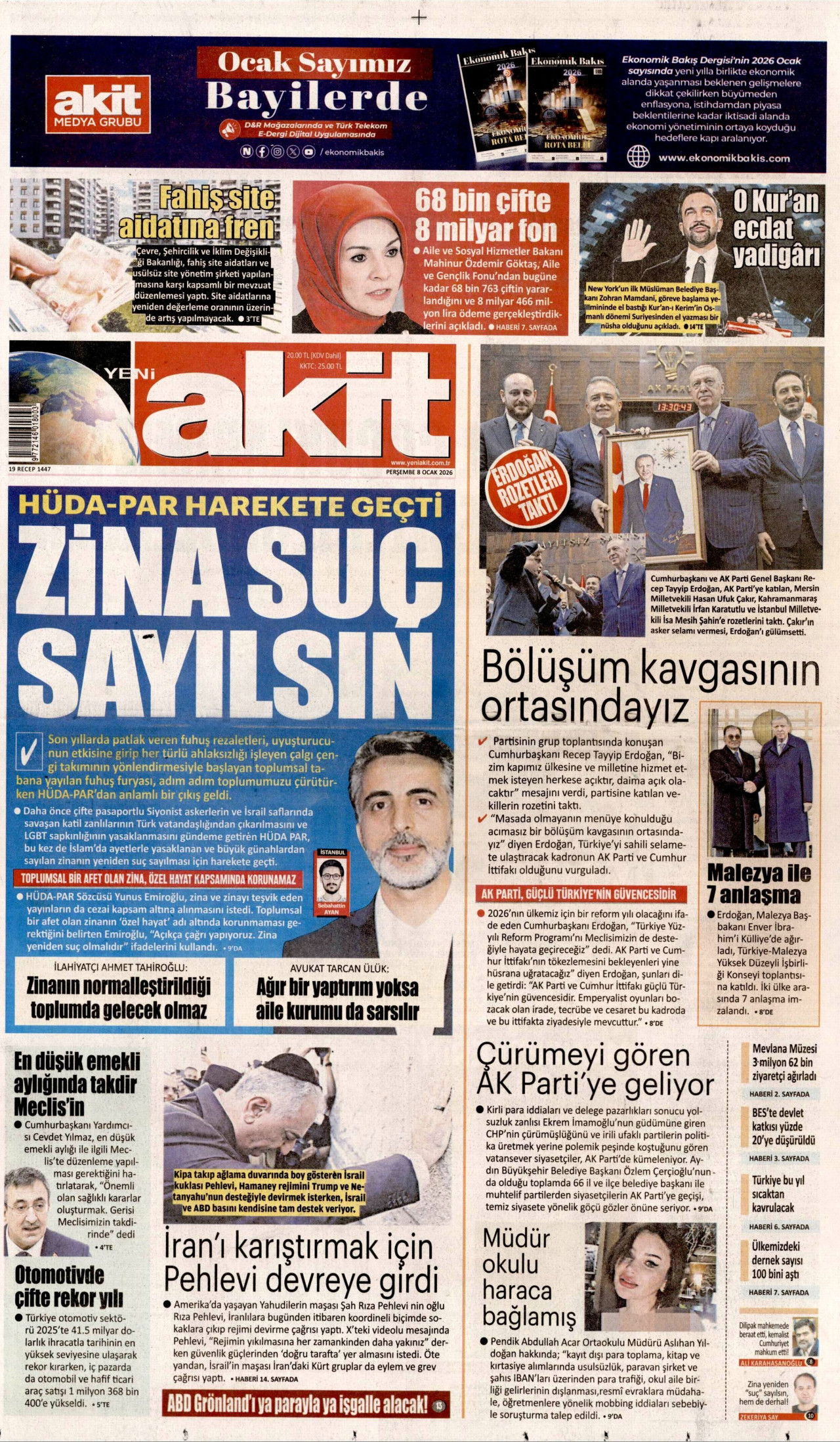 Yeni Akit - 08.01.2026