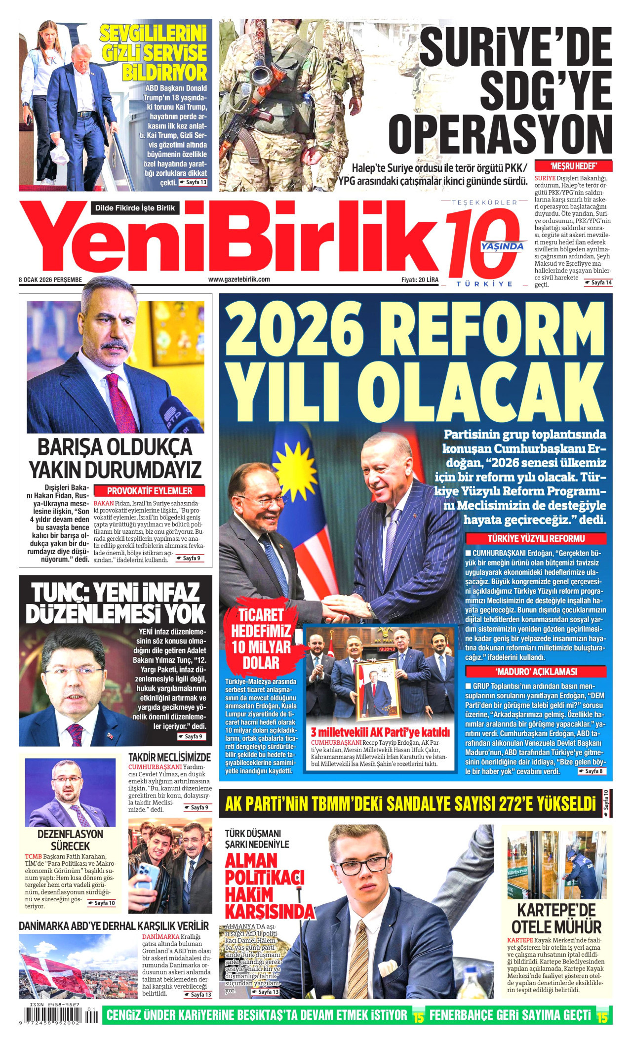YeniBirlik - 8 Ocak 2026