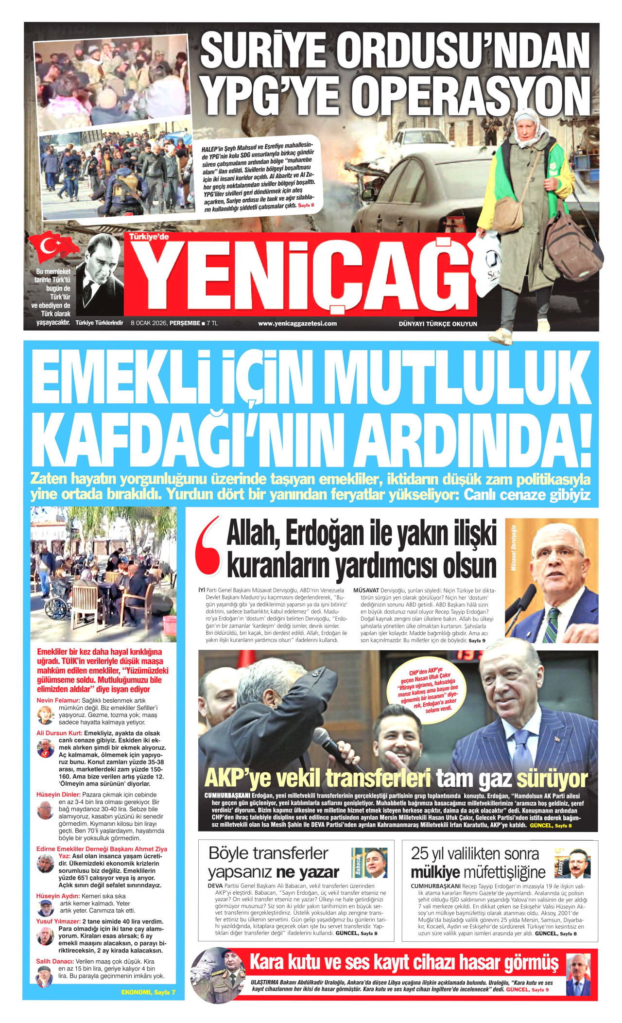 Yeniçağ - 08.01.2026