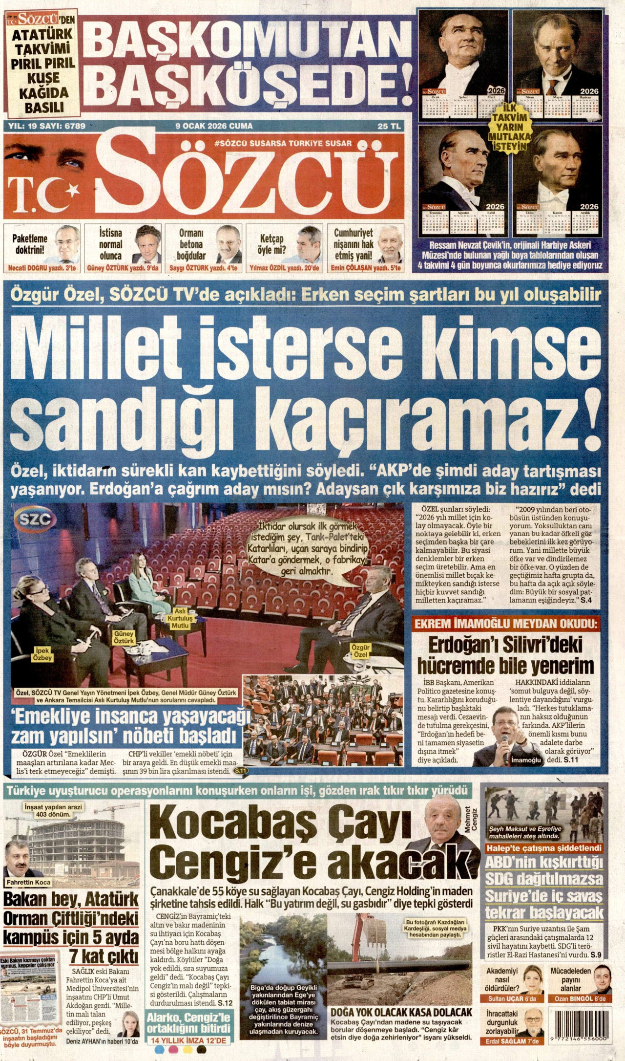 Sözcü - 09.01.2026