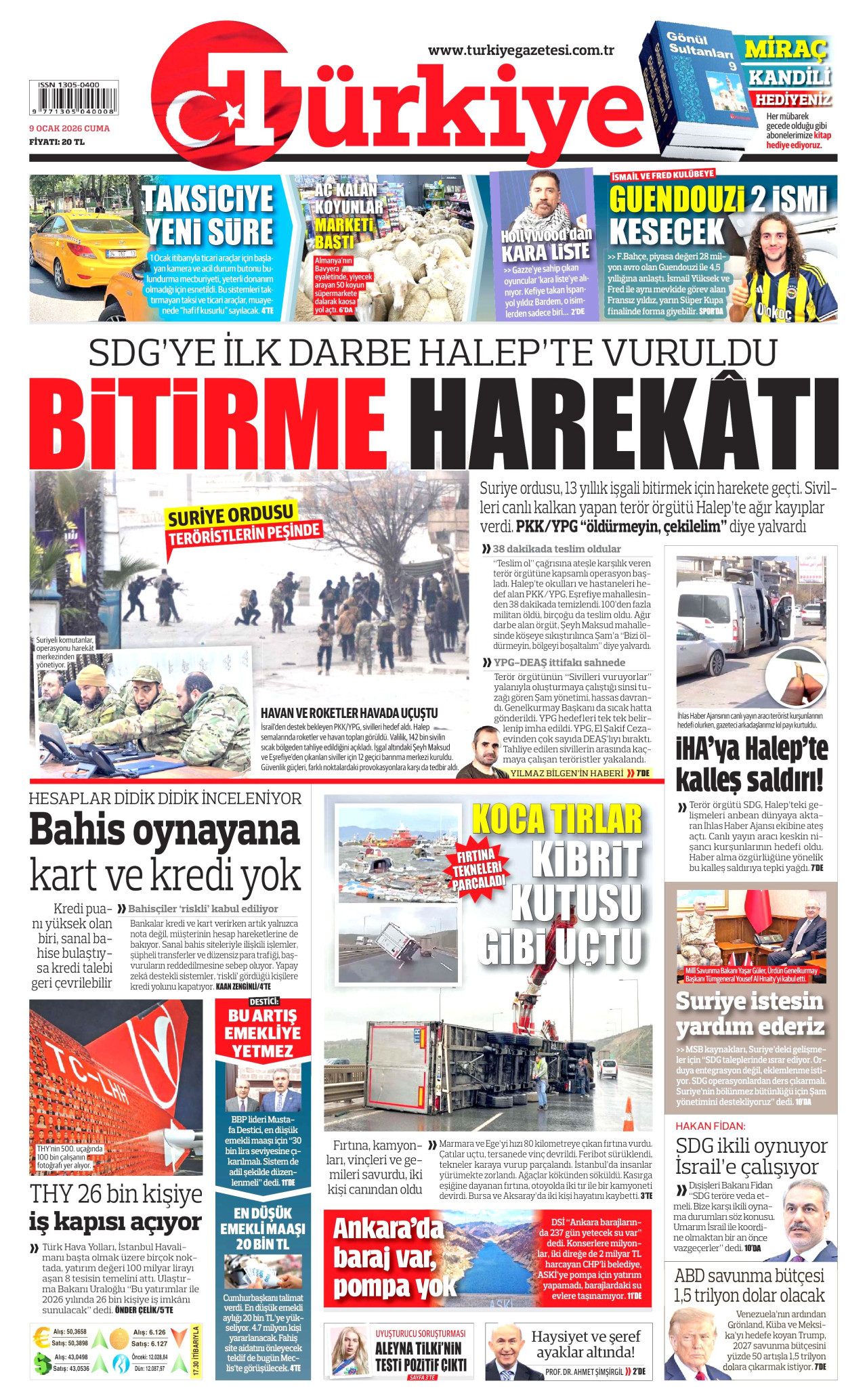Türkiye Gazetesi - 09.01.2026