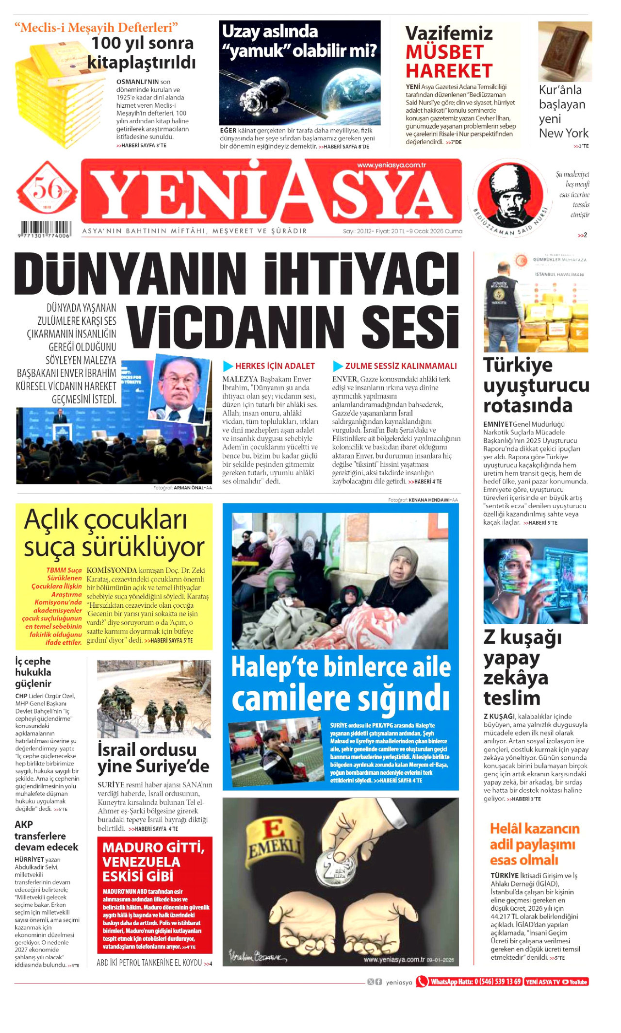 Yeni Asya - 09.01.2026