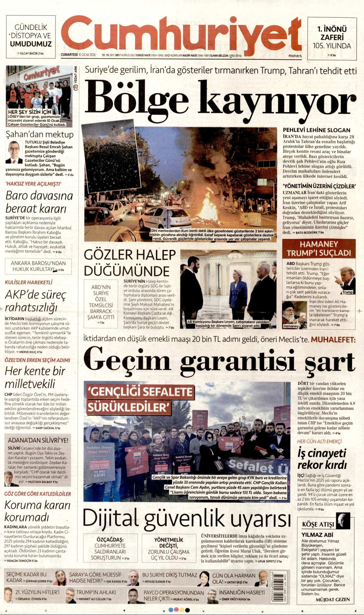 Cumhuriyet - 1 Mart 2026