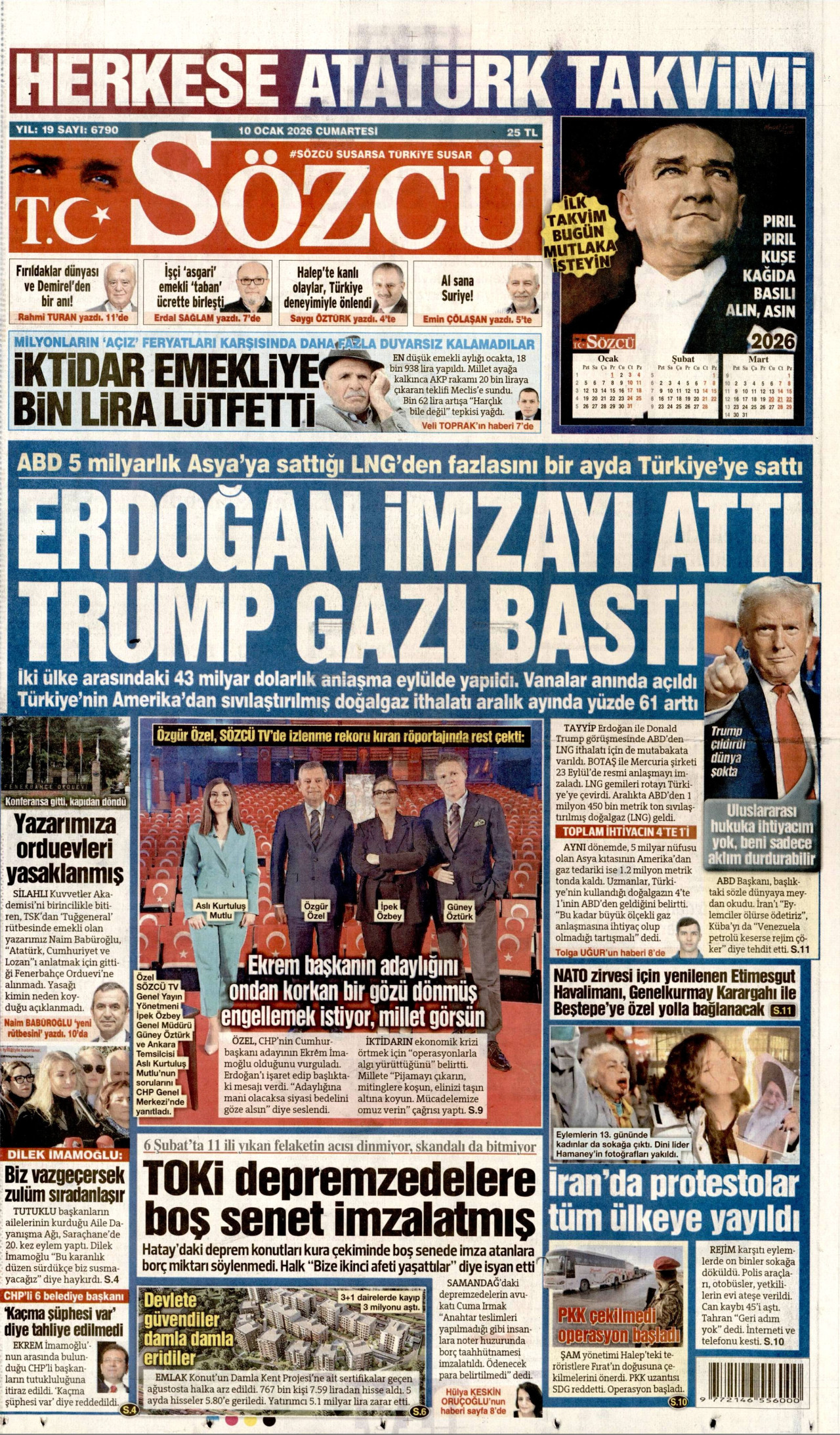 Sözcü - 10.01.2026