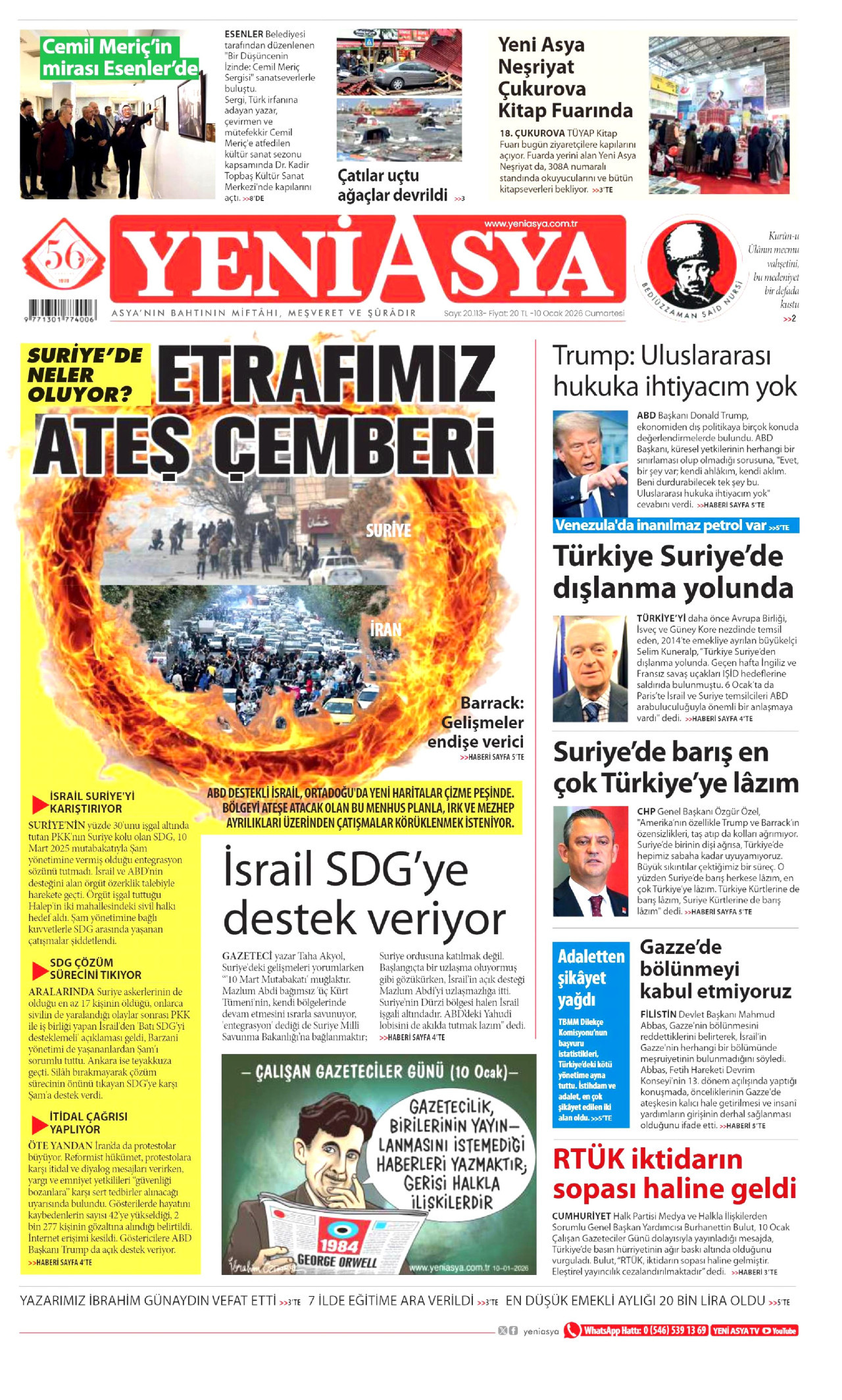 Yeni Asya - 10.01.2026