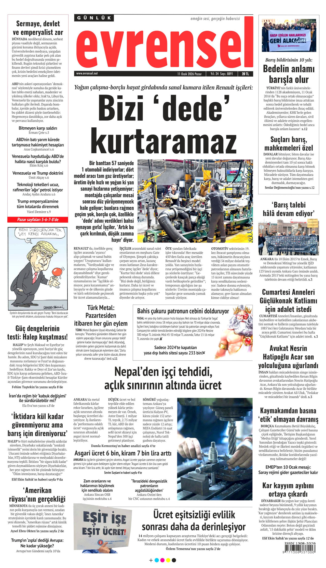 Evrensel - 11.01.2026