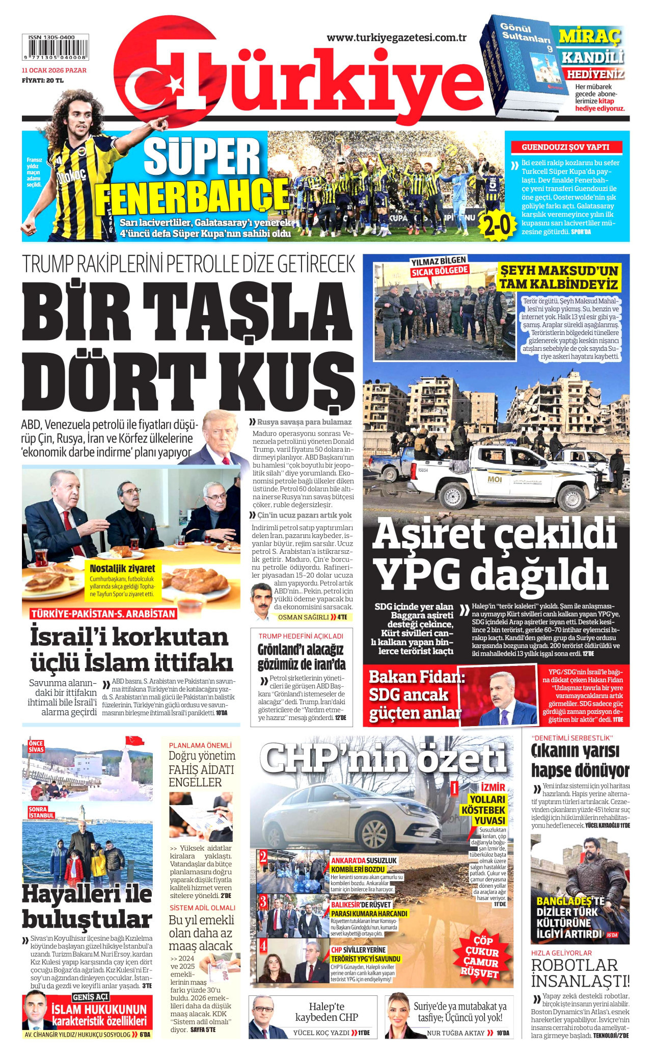 Türkiye Gazetesi - 11.01.2026