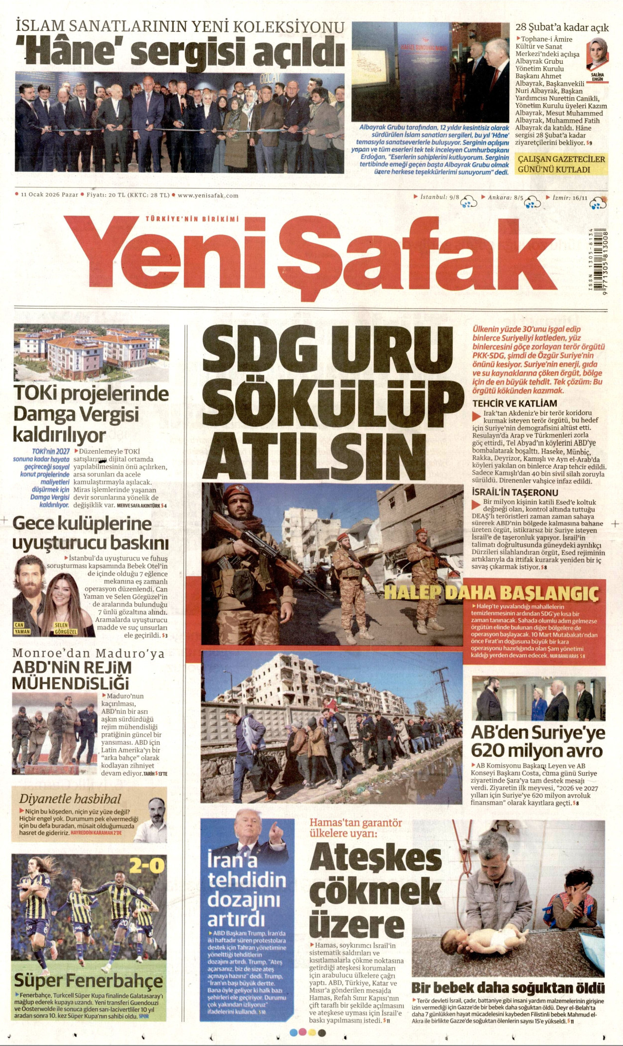 Yeni Şafak - 11 Ocak 2026