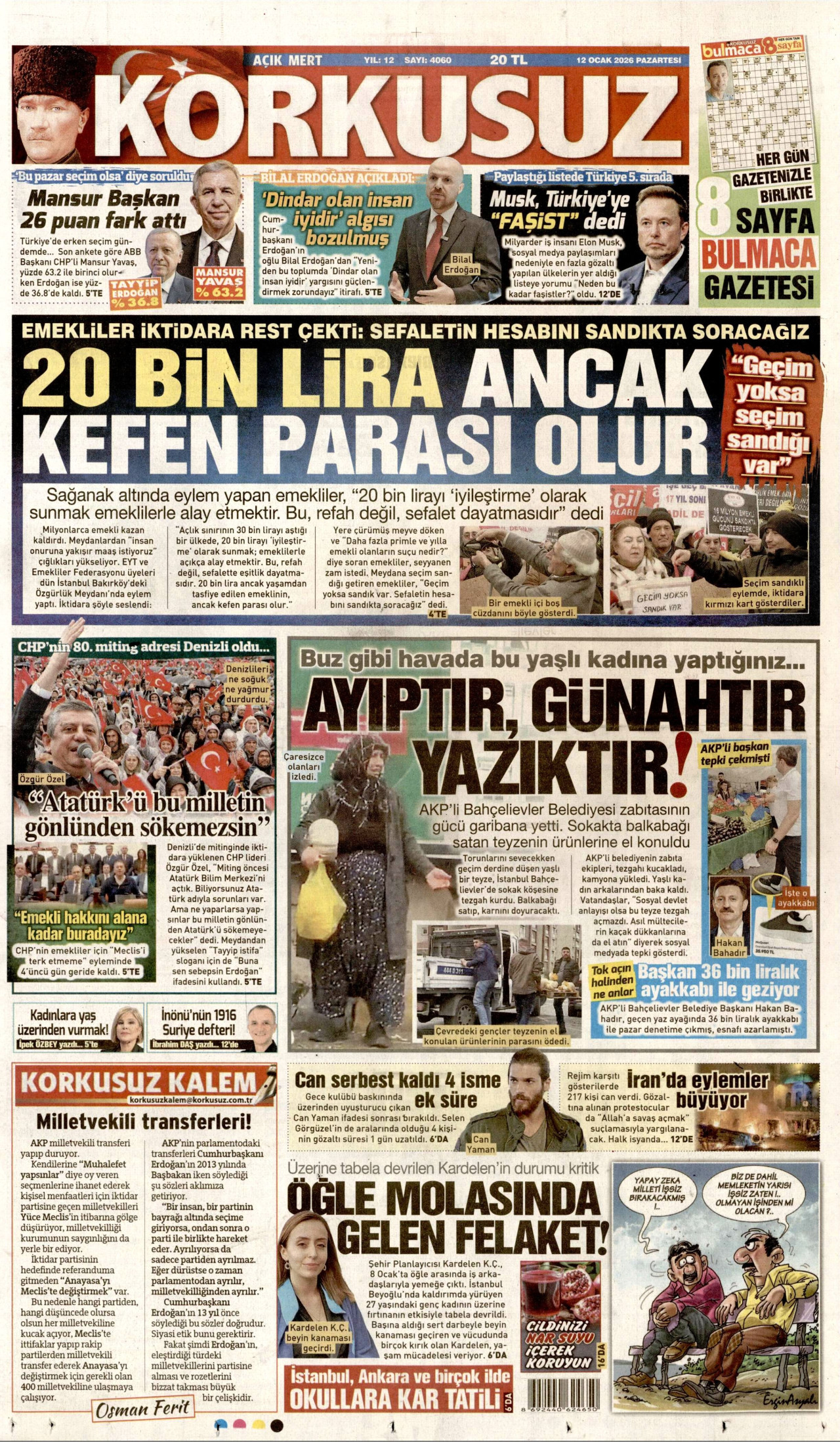 Korkusuz - 12.01.2026