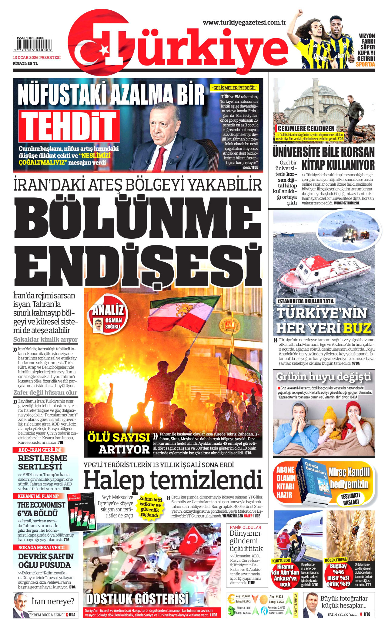 Türkiye Gazetesi - 12.01.2026