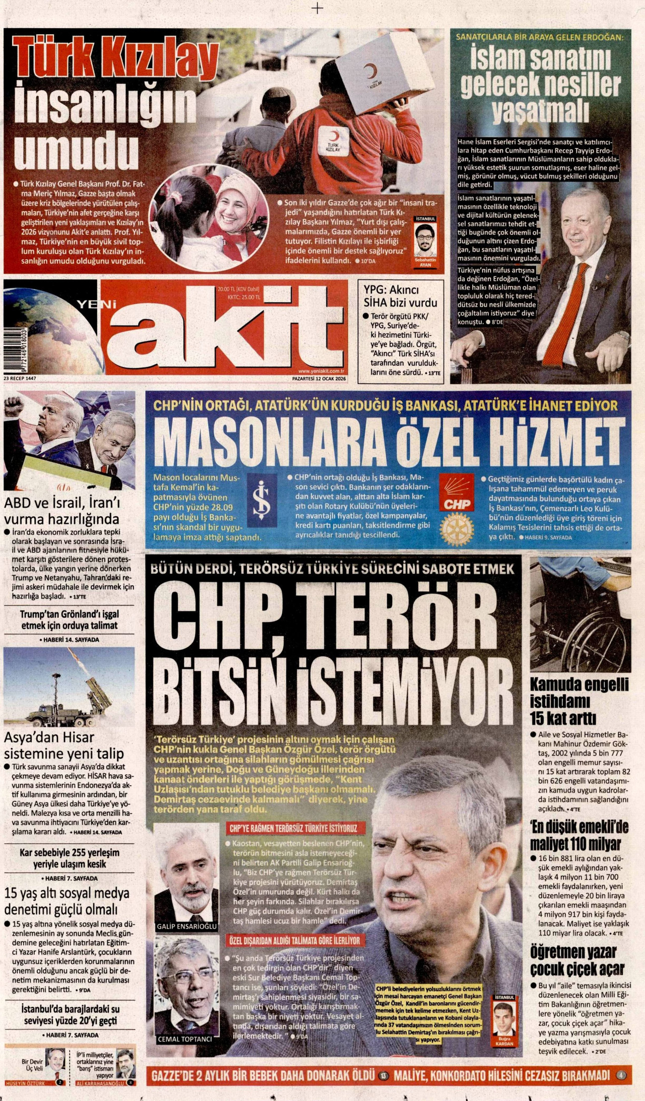 Yeni Akit - 12.01.2026