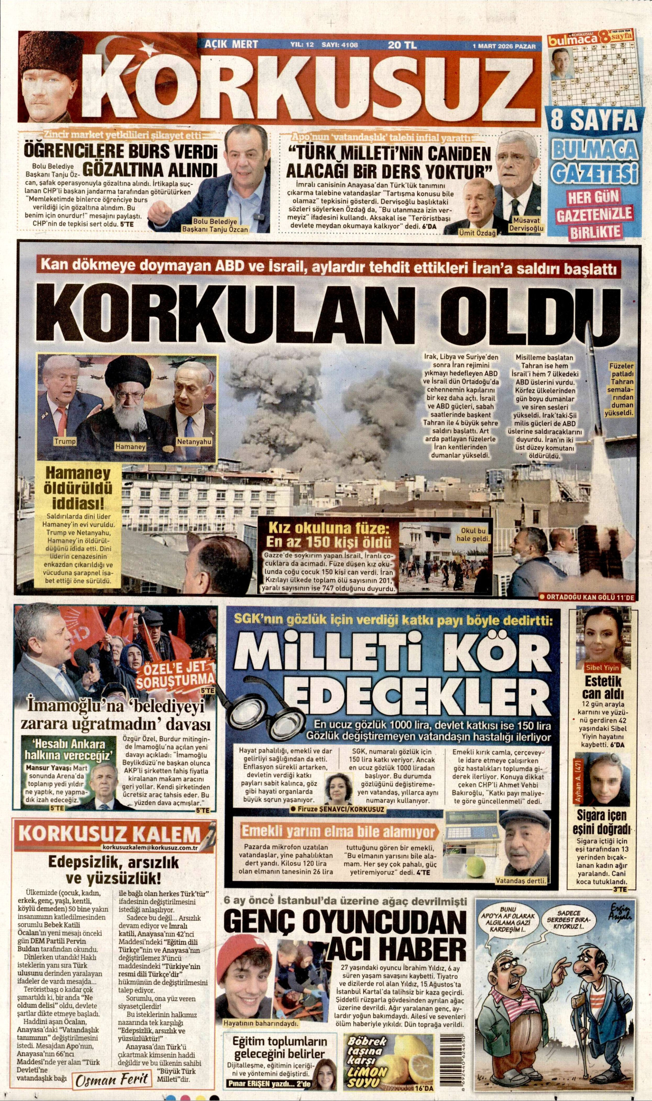 Korkusuz - 1 Mart 2026