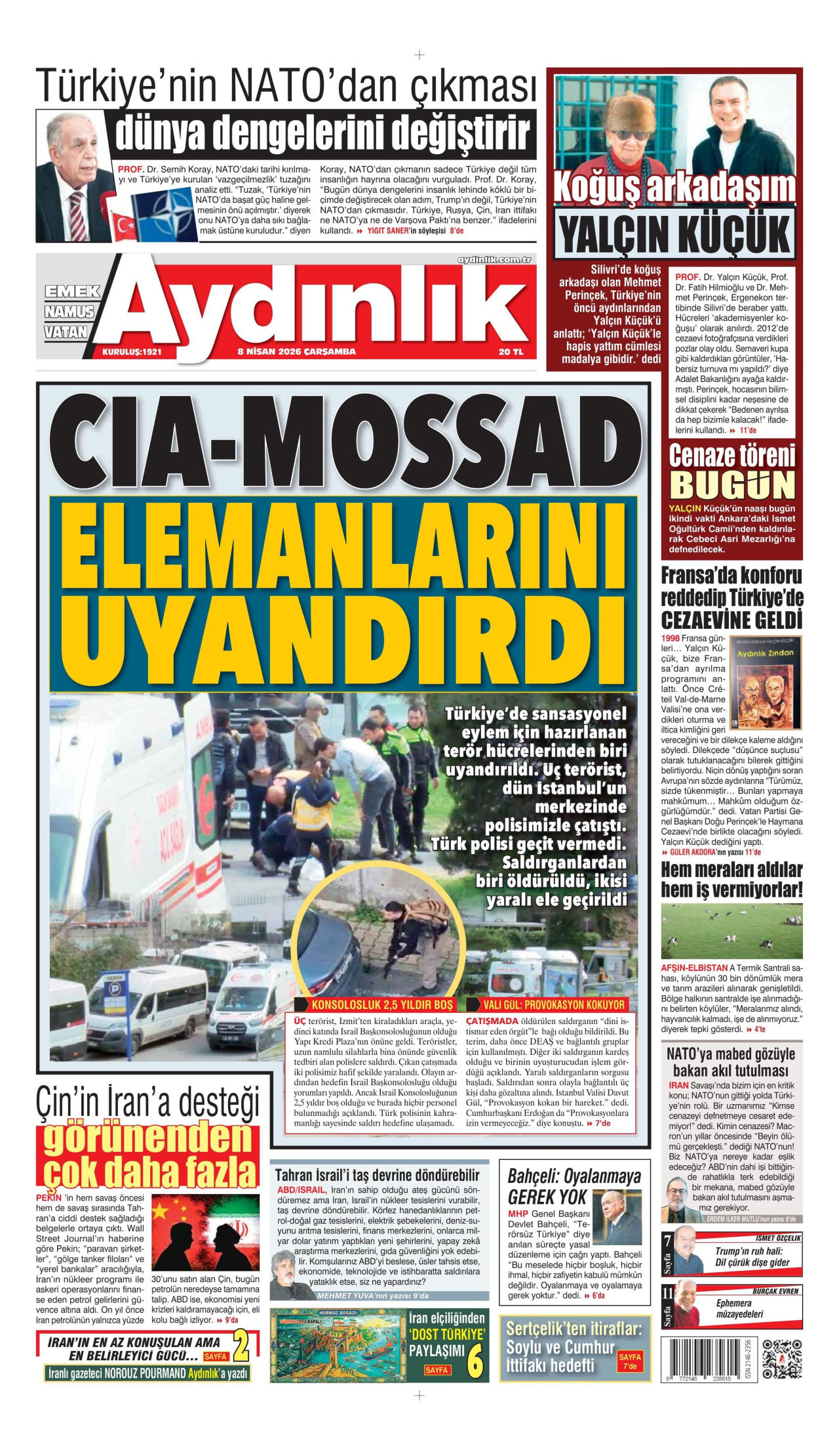 Aydınlık Gazetesi Manşet