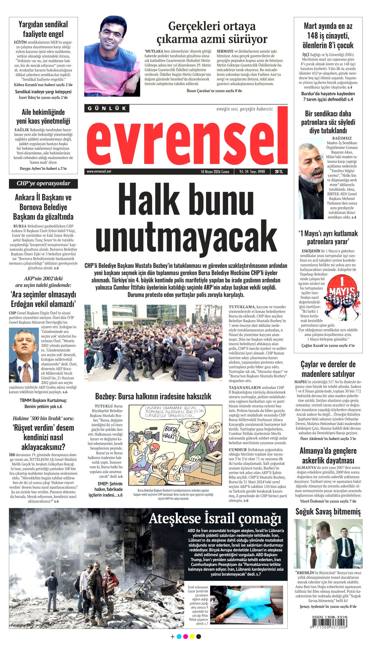 Evrensel Manşet