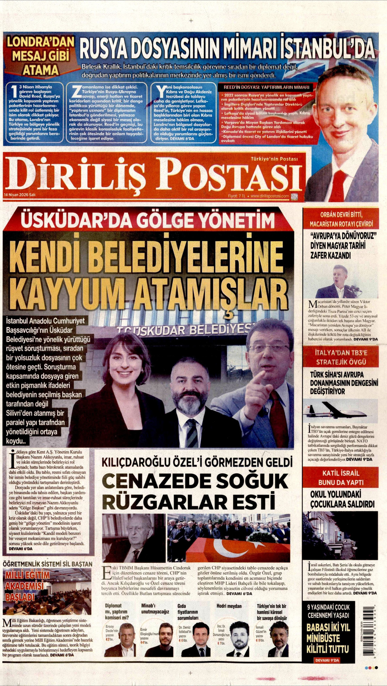Diriliş Postası Manşet