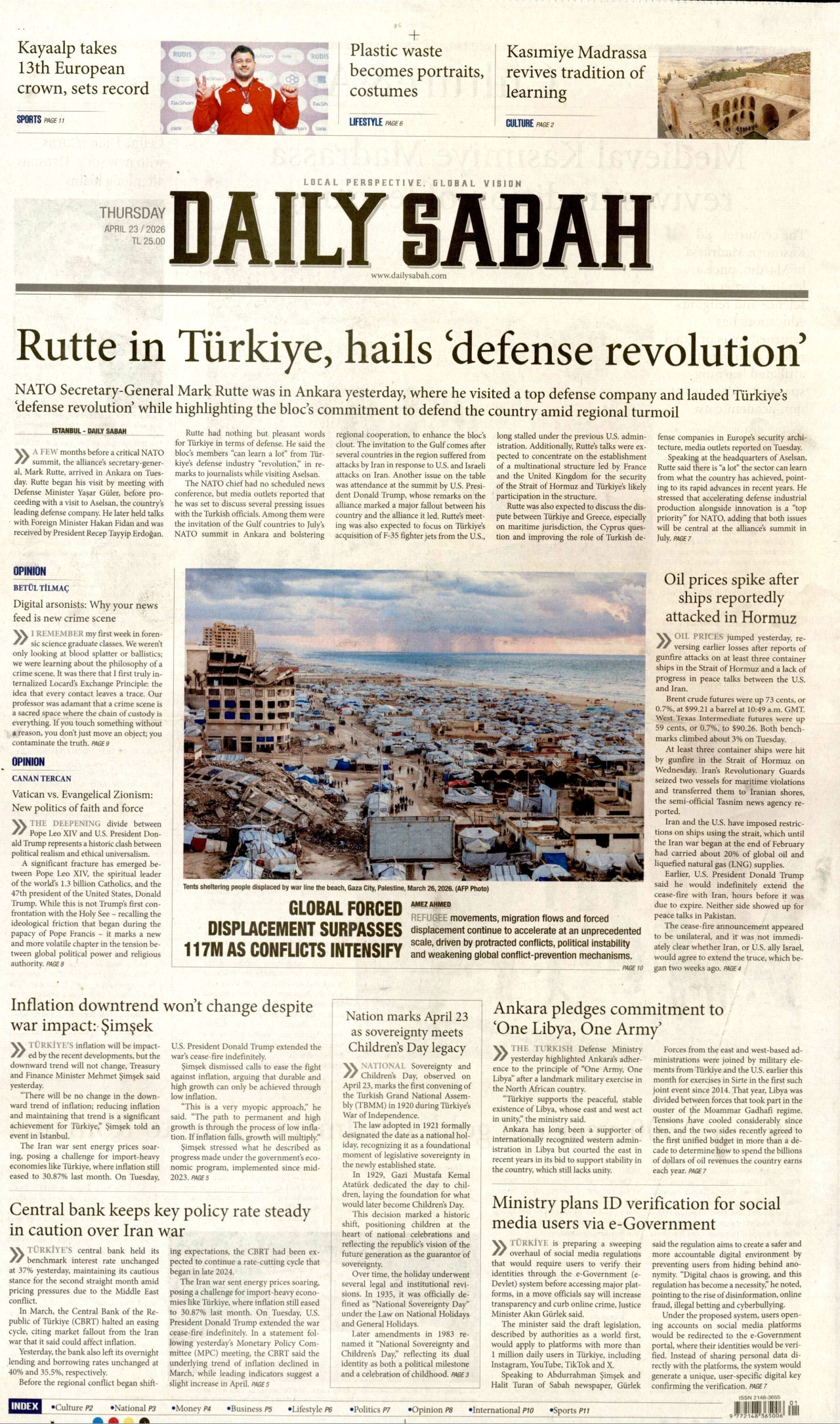 Daily Sabah Manşet