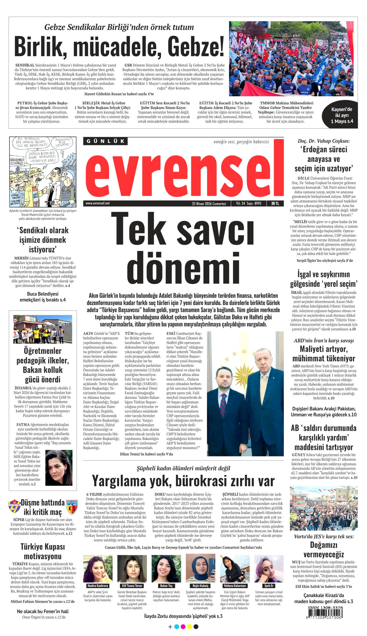 Evrensel Manşet