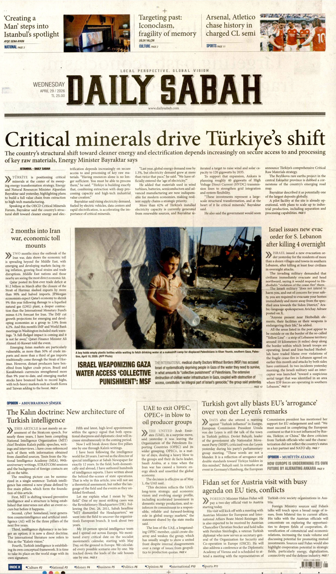 Daily Sabah Manşet