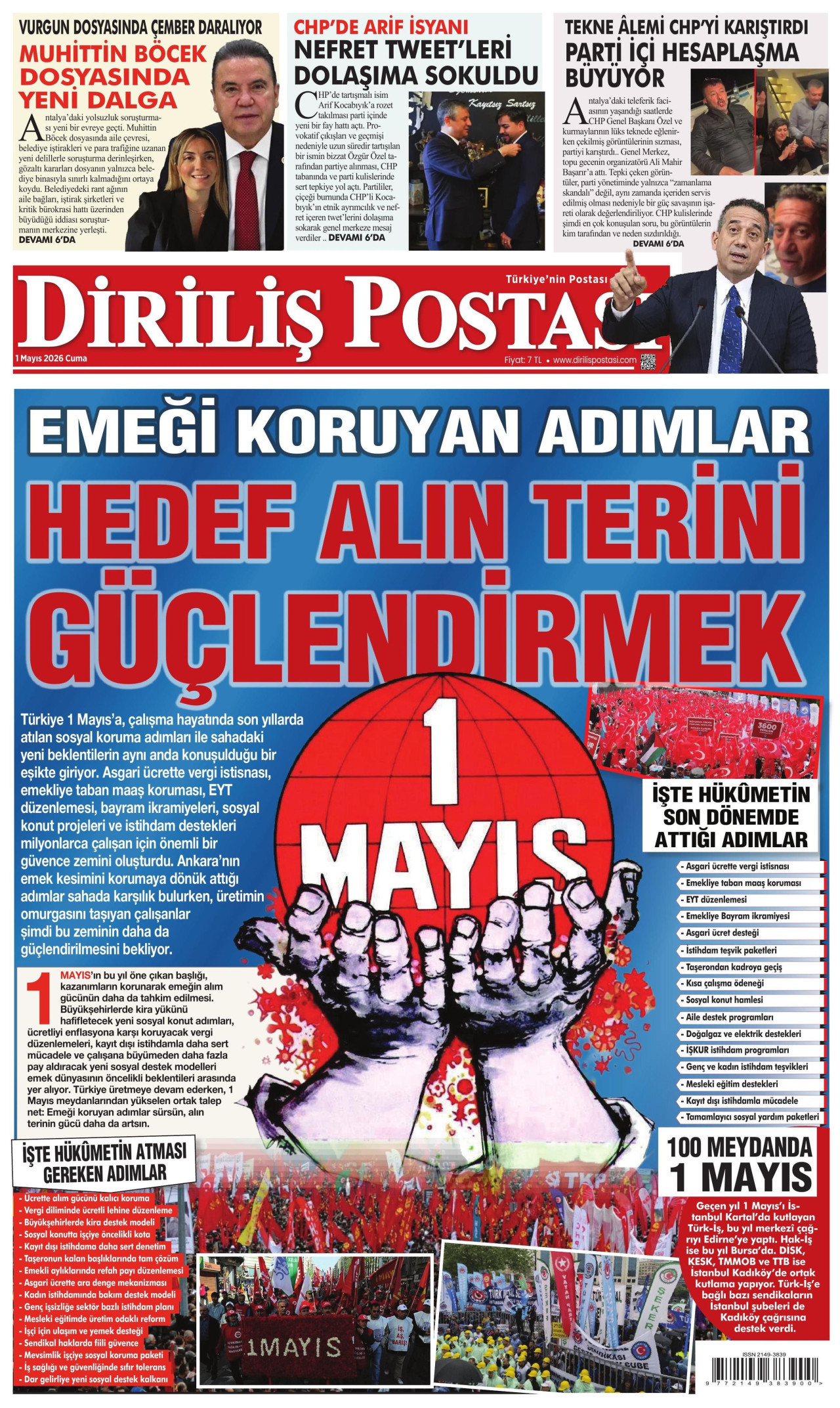 Diriliş Postası Manşet