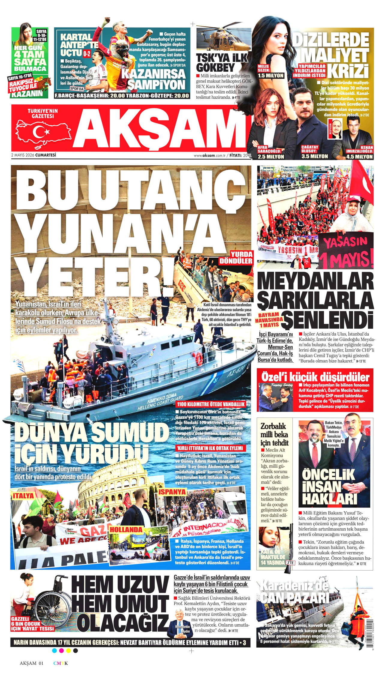 Akşam Manşet