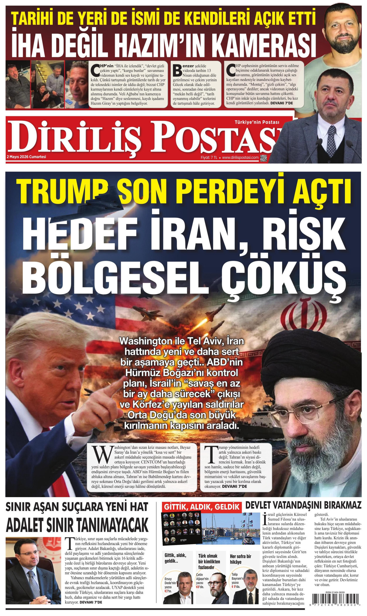 Diriliş Postası Manşet