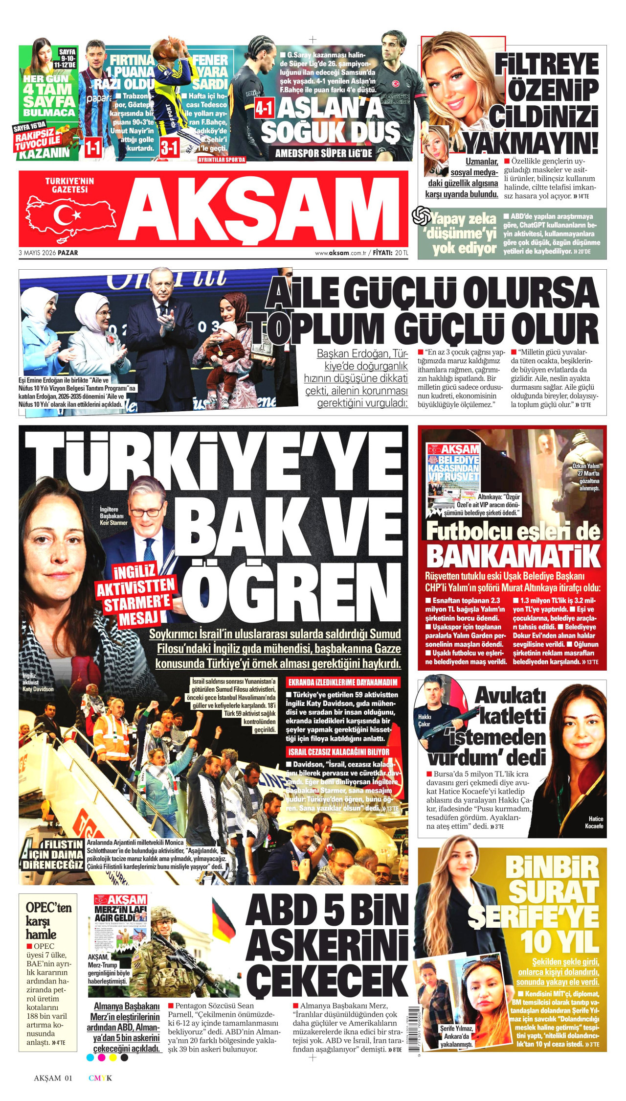 Akşam Manşet