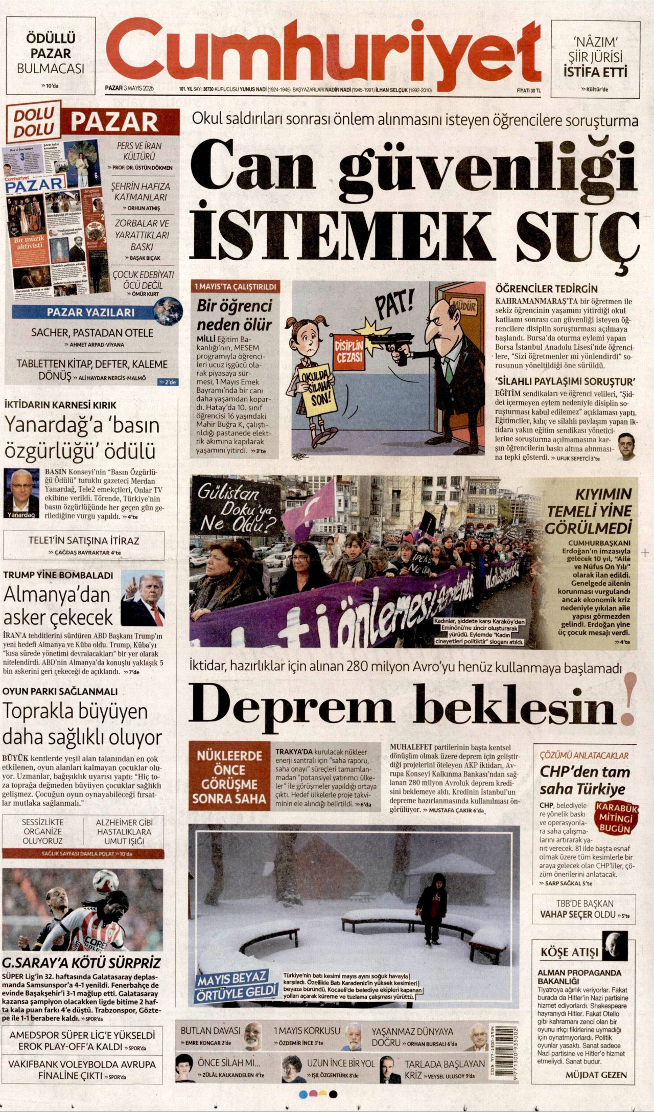 Cumhuriyet Manşet