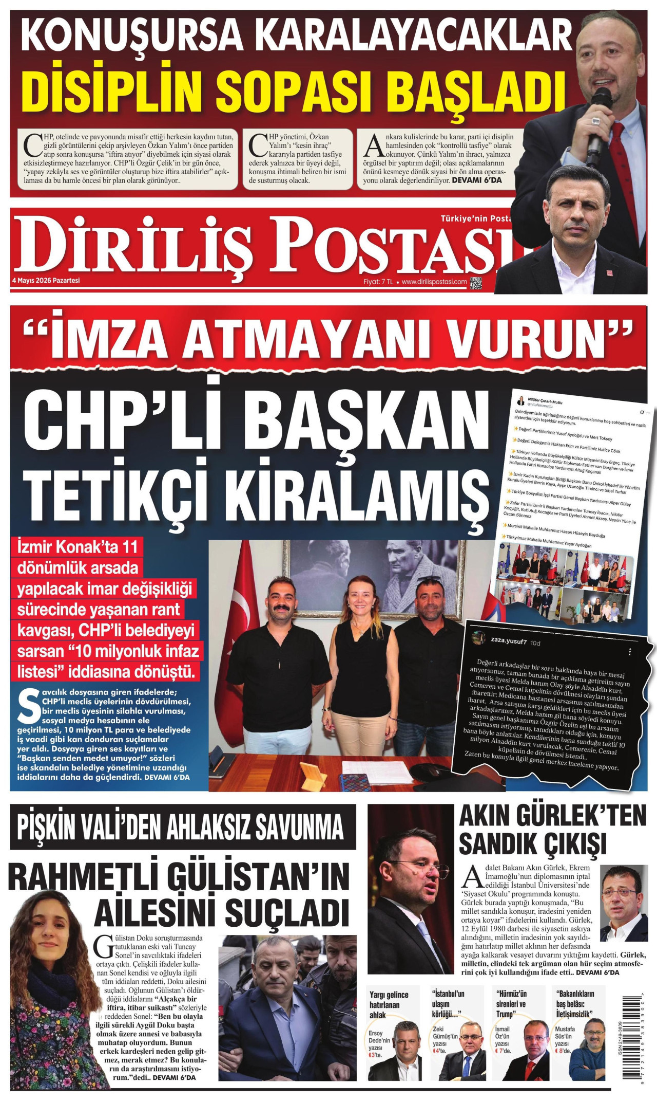 Diriliş Postası Manşet