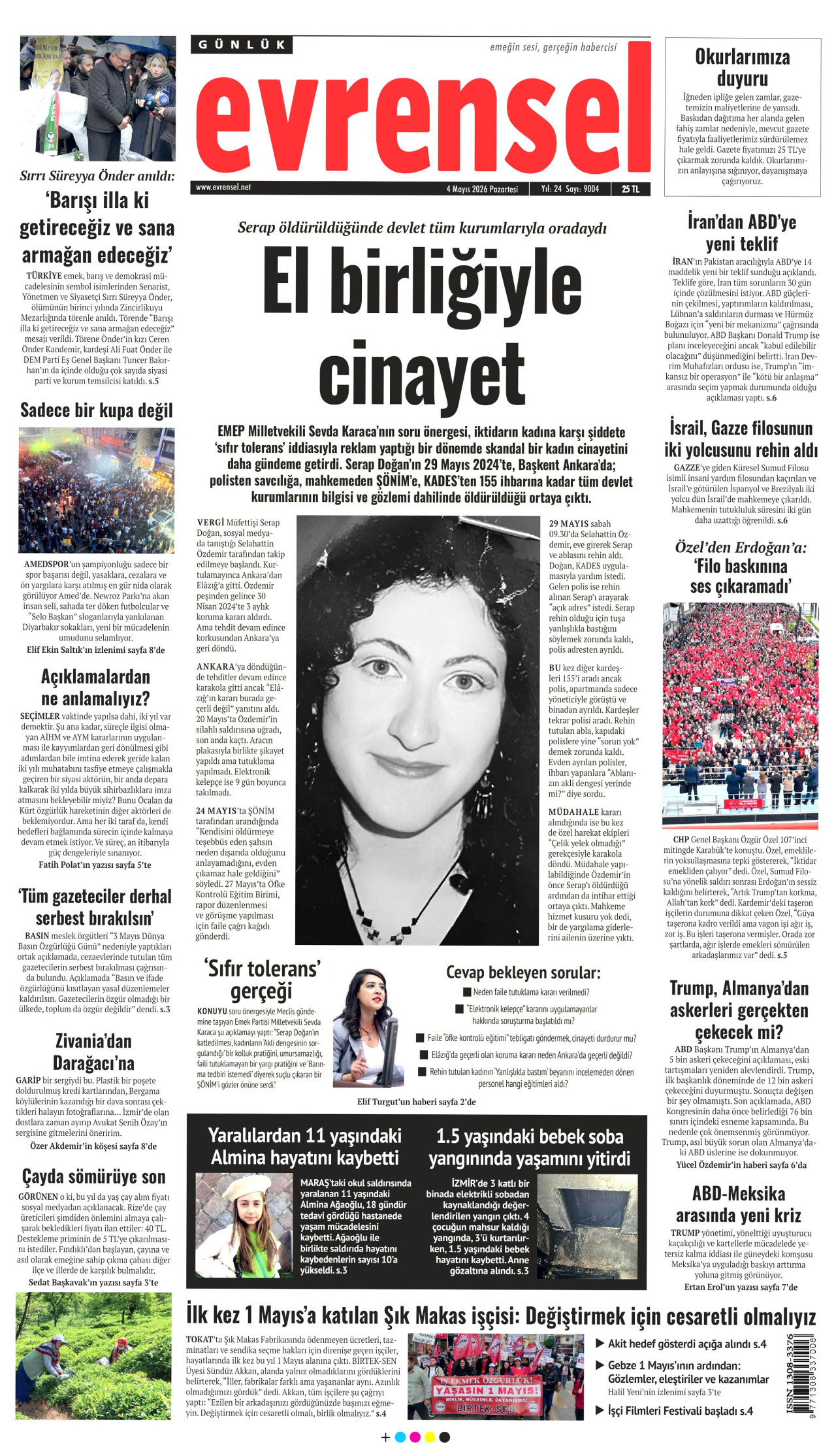 Evrensel Manşet
