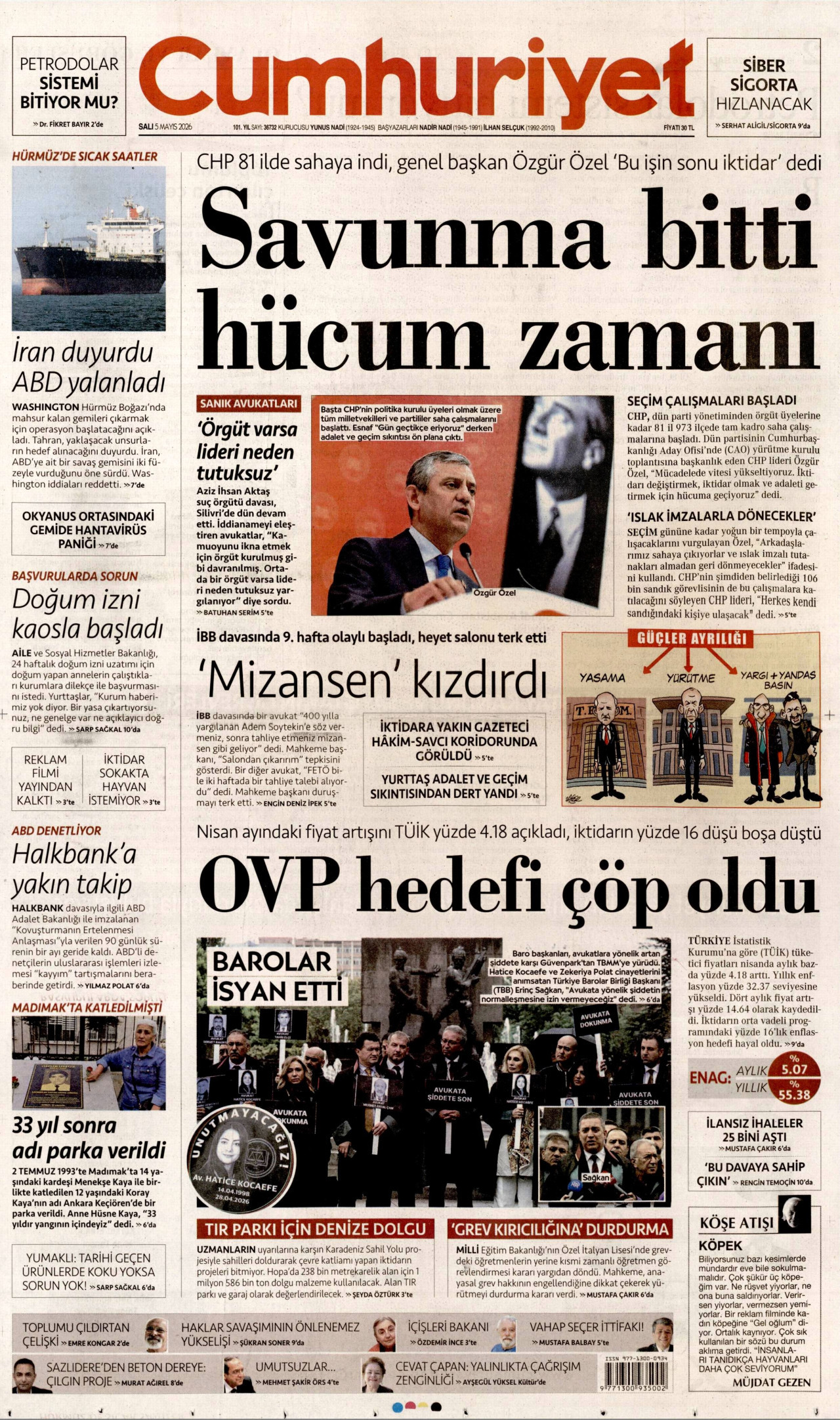 Cumhuriyet Manşet