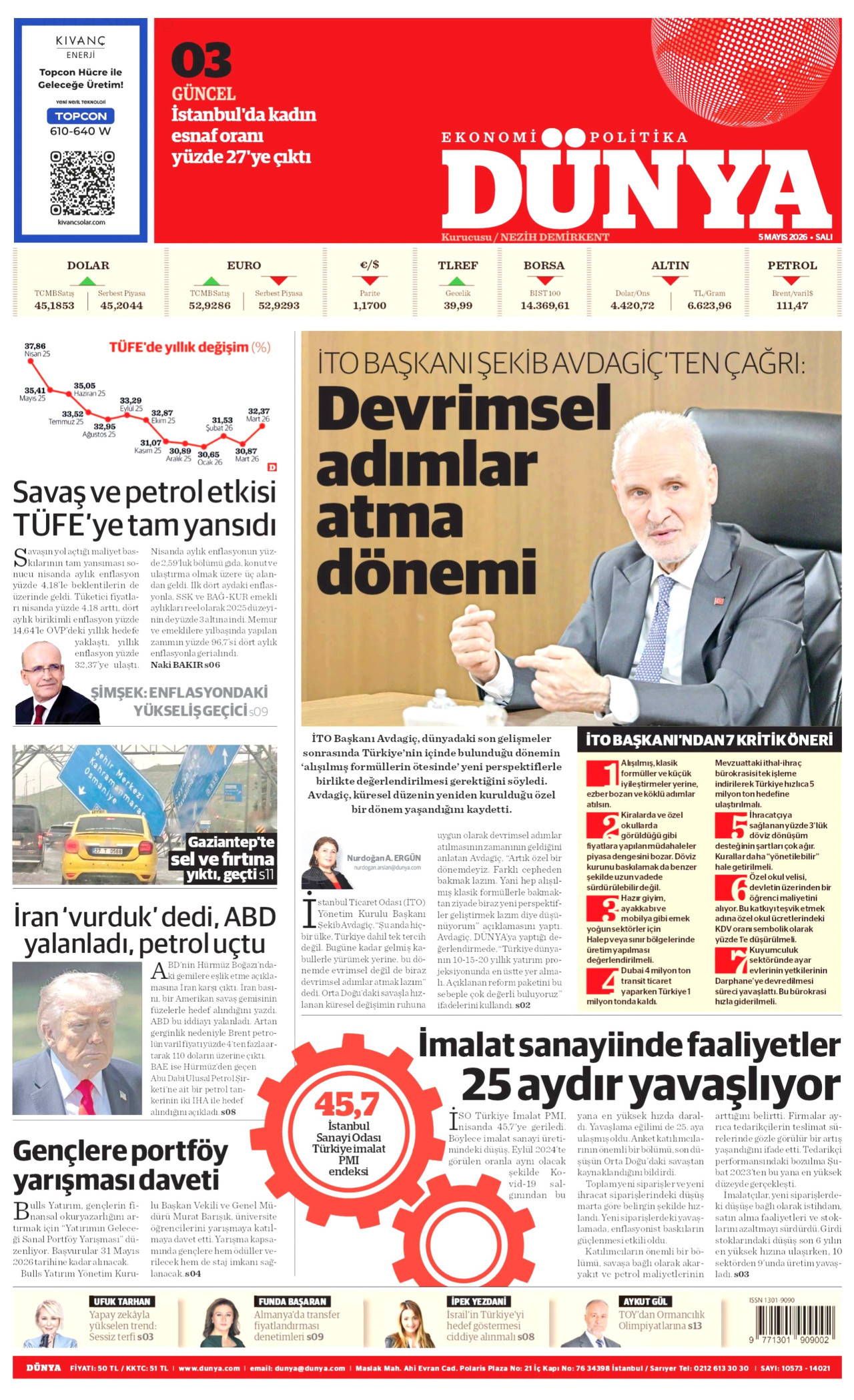 Dünya Manşet