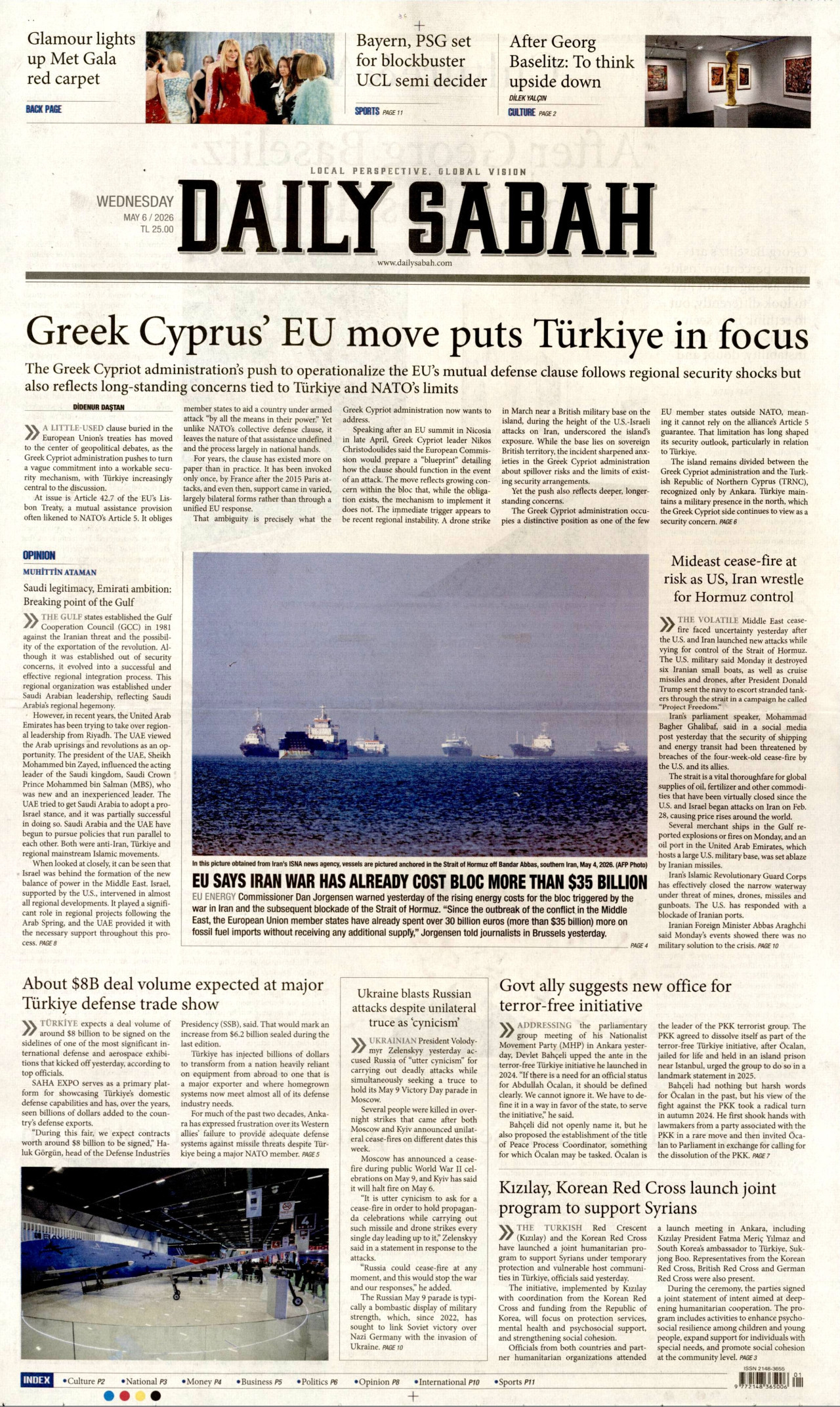 Daily Sabah Manşet